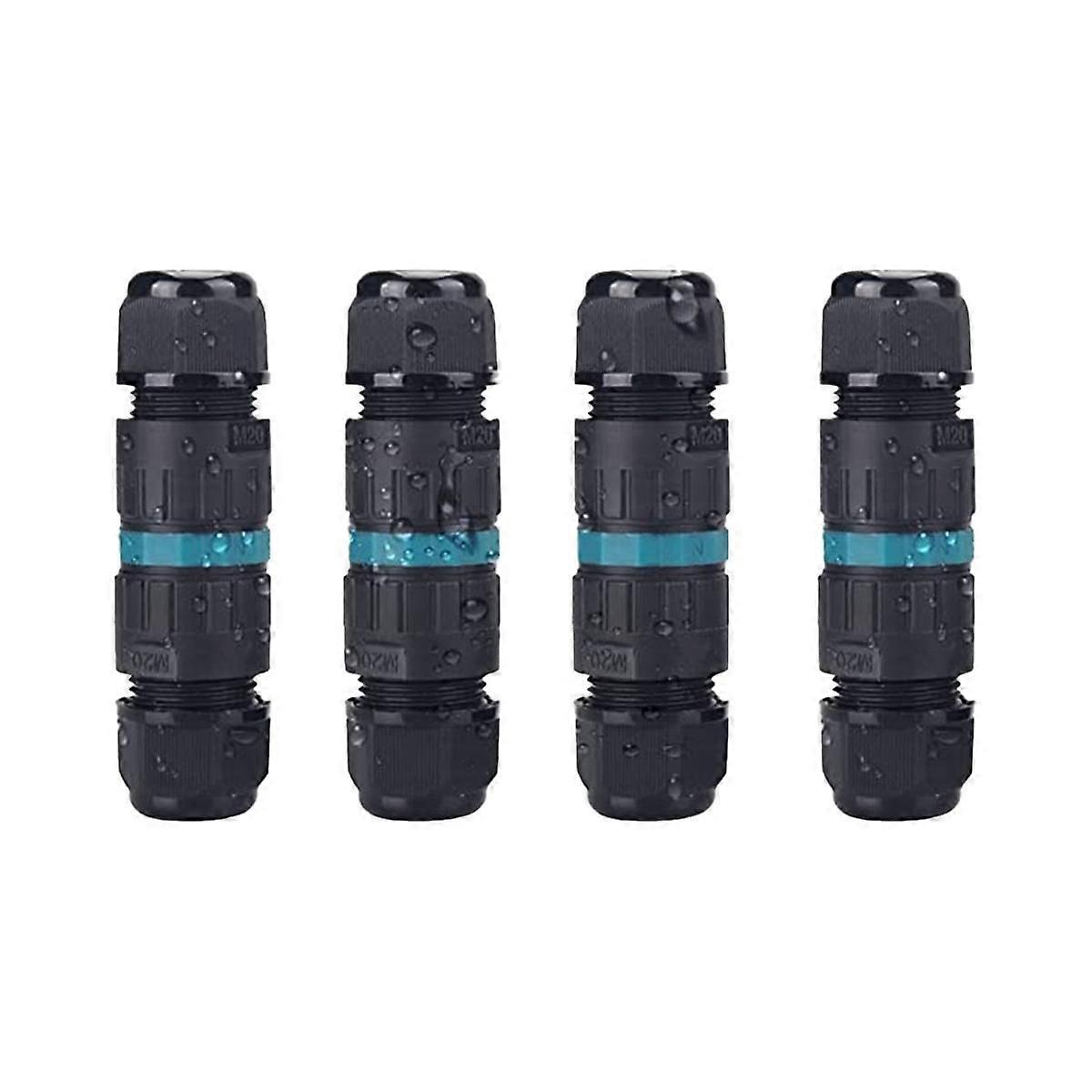 Cable Joint Waterproof Grounding Cable Connection Sleeve 3-Core Cable Connection Suitable for 5-9mm