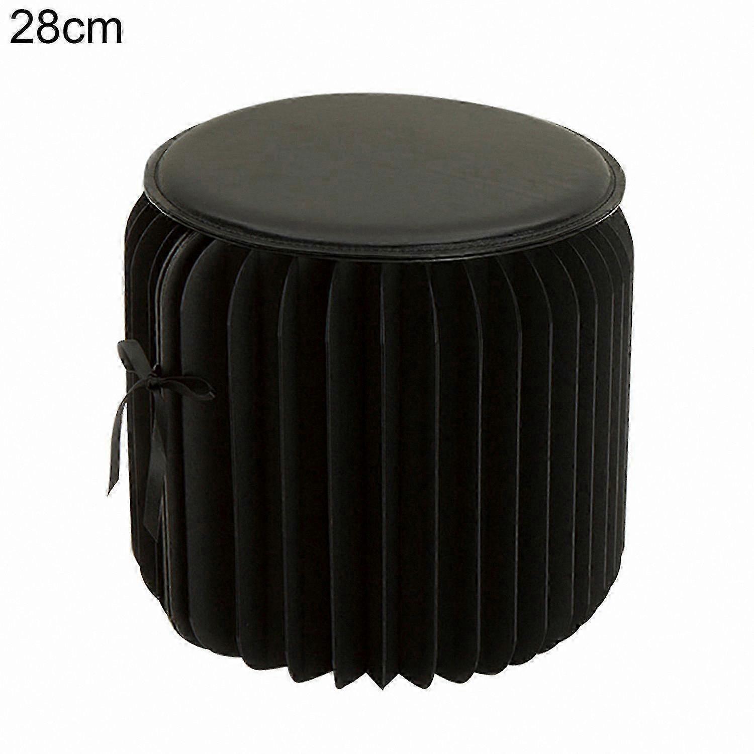 Retractable Foldable Stool for Camping, Fishing, and Outdoor Use - 28/35/42cm Portable Organ Chair with Paper Material Design