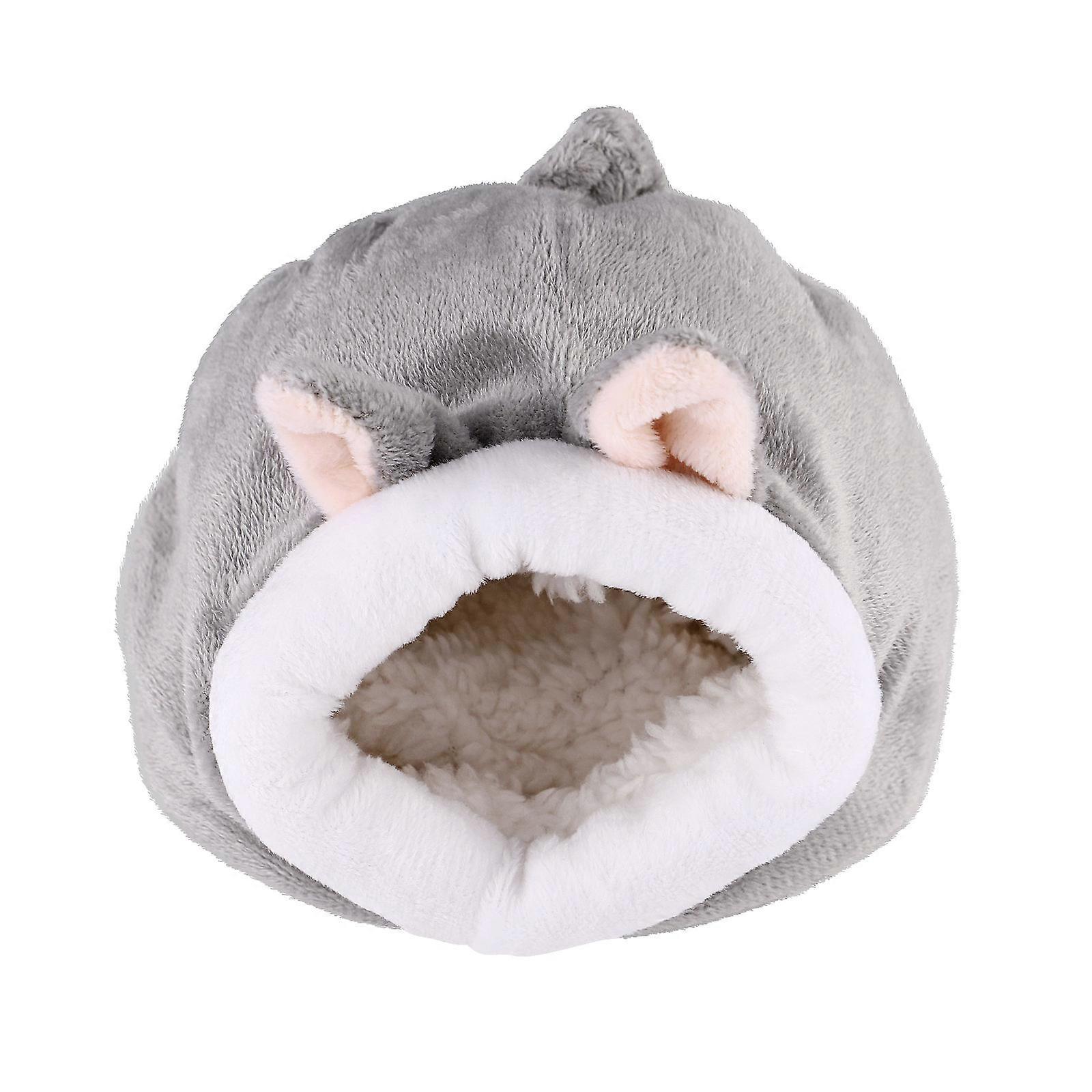 Hamster Winter Bed Grey Versatile Placement for Pet Use Comfortable Pet Bed
