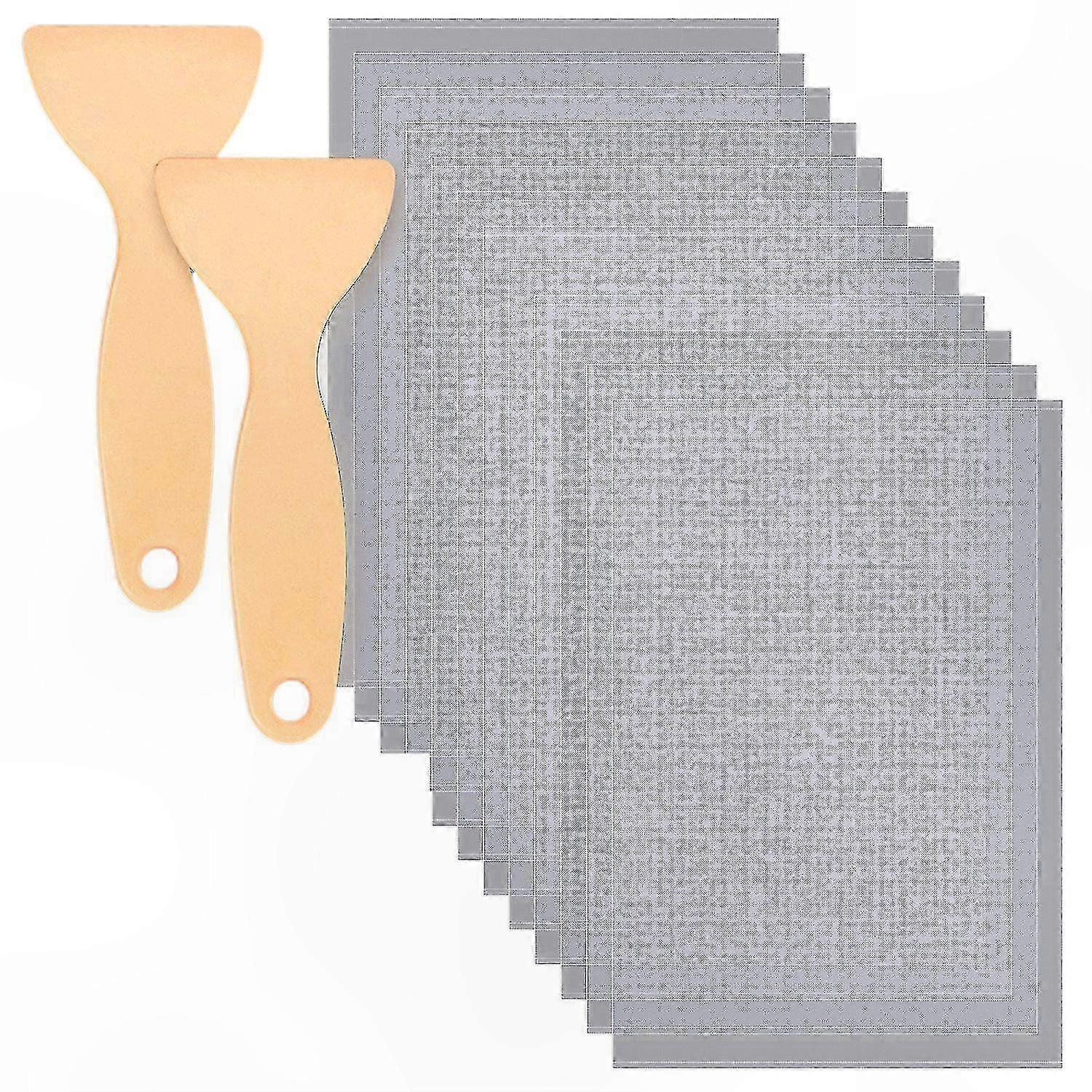 12-Pack FEP Film Sheets 200x140mm for LCD SLA UV Resin 3D Printers with 2 Replacement Pieces Included