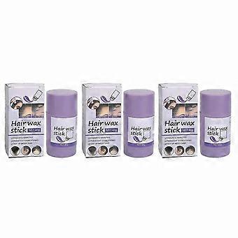 2025 Mais recente Modelo 3 Pack Hair Wax Stick Edge Frizz Control Non Greasy Temporar...