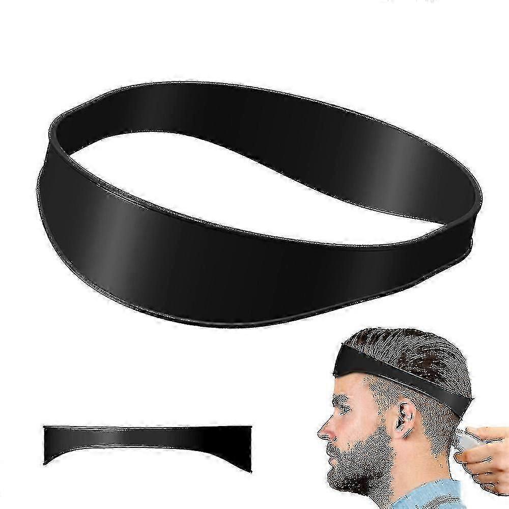Curved Silic Barber Band Neckline Shaving Template Hair Trimming Guide Barber Tool