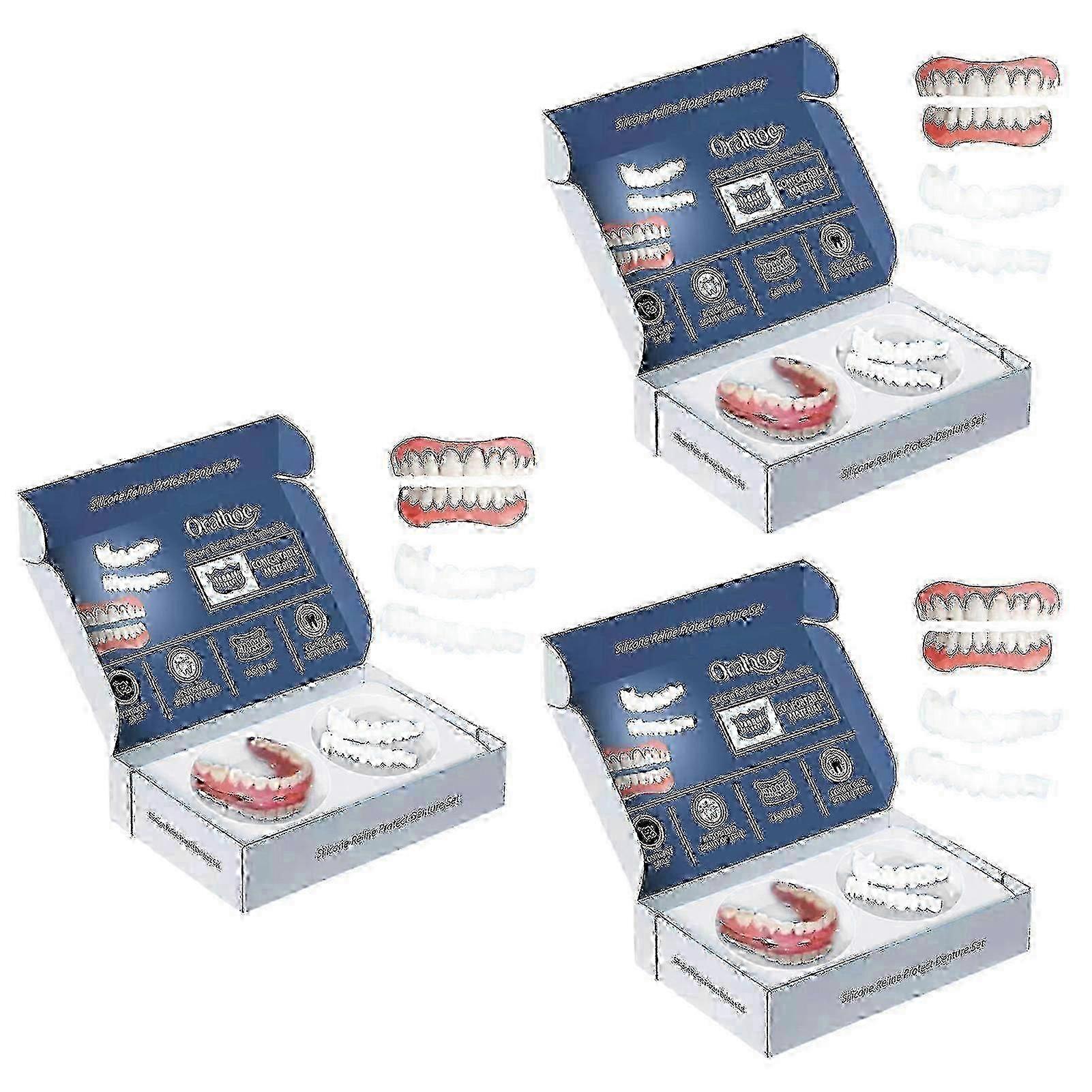 Premium Soft Dentures Reline Kit for Gentlemen & Ladies - Ideal for Interviews & Daily Use