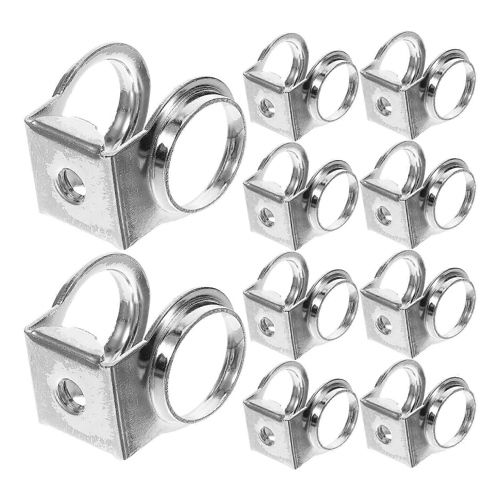 Drum Mount Clip Reliability Drummers 22mm Standard Size 10Pcs