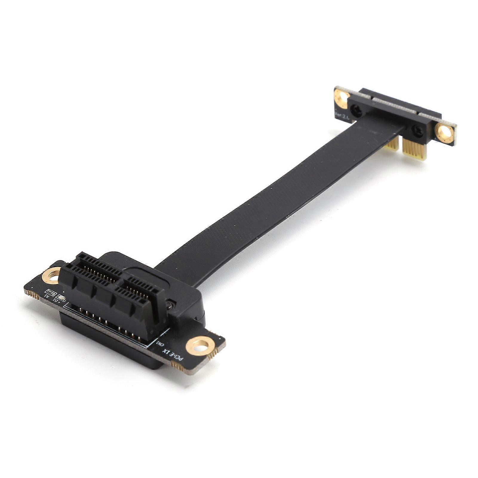 Extension Cable PCIE 1X Dual 90 Network Adapter with LED Indication Gen3 8Gbps