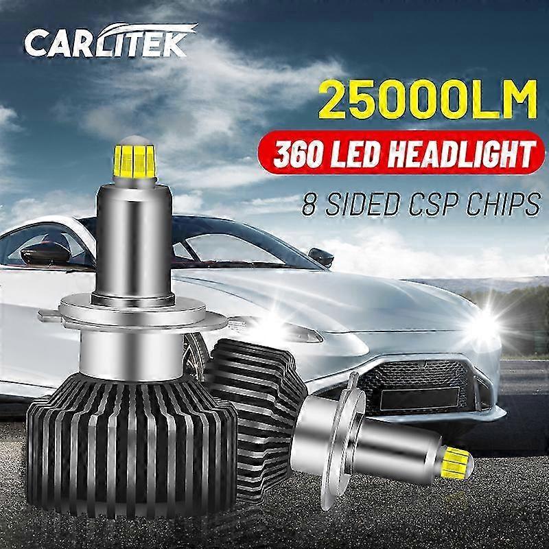 25000LM D2S Car Xenon light D4S HID Head 3000K 4300K 6000K H7 H1 H11 H8 H9 9005 HB3 9006 HB4 D2R D4R 9012 HIR2 360 LED CSP Chips 100W Xenon