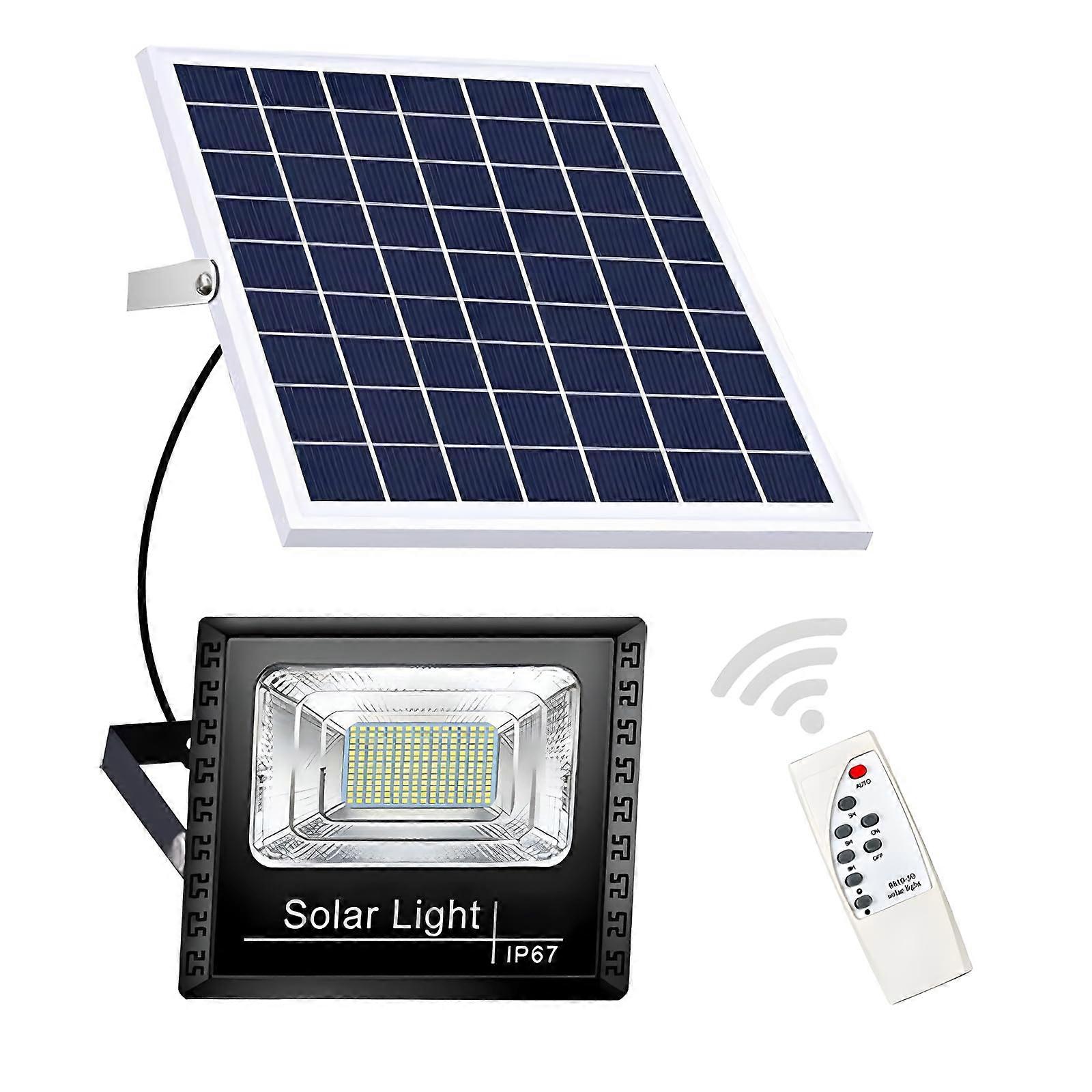 Solar Flood Light Outdoor 100W800W 6000K IP67 Waterproof DuskToDawn Solar Security Light for Yard Gazebo Patio