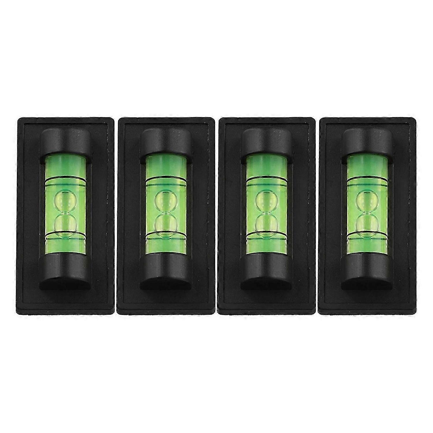 4Pcs Magnetic for Leveling Phonograph,Camera, Tripod, Machines, Spirit Level Measuring Tools (Magnet