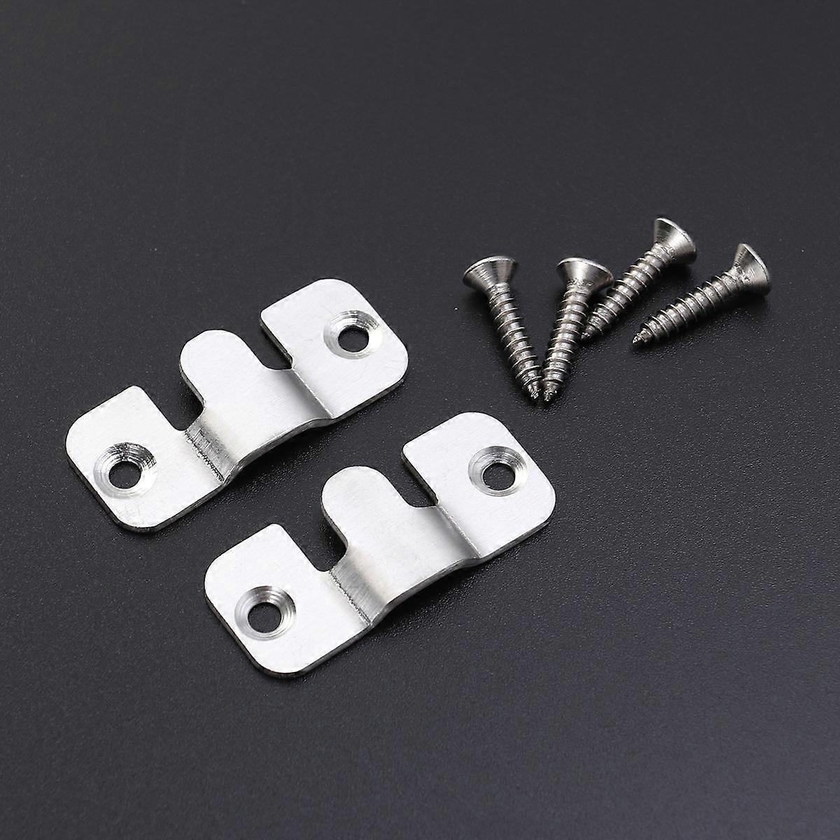 Hanging Hooks Stainless Steel Picture Painting Hooks for Frame 2Pcs