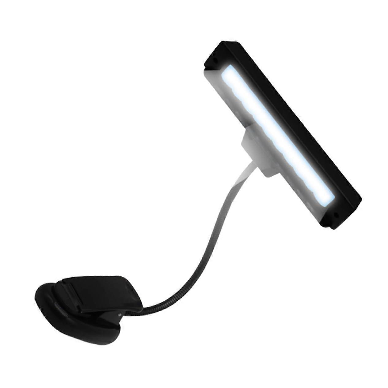 Multifunctional Music Stand Lamp ClipOn Table Lamp For Piano Music Adjustable Arm Compact Size Metal And Plastic