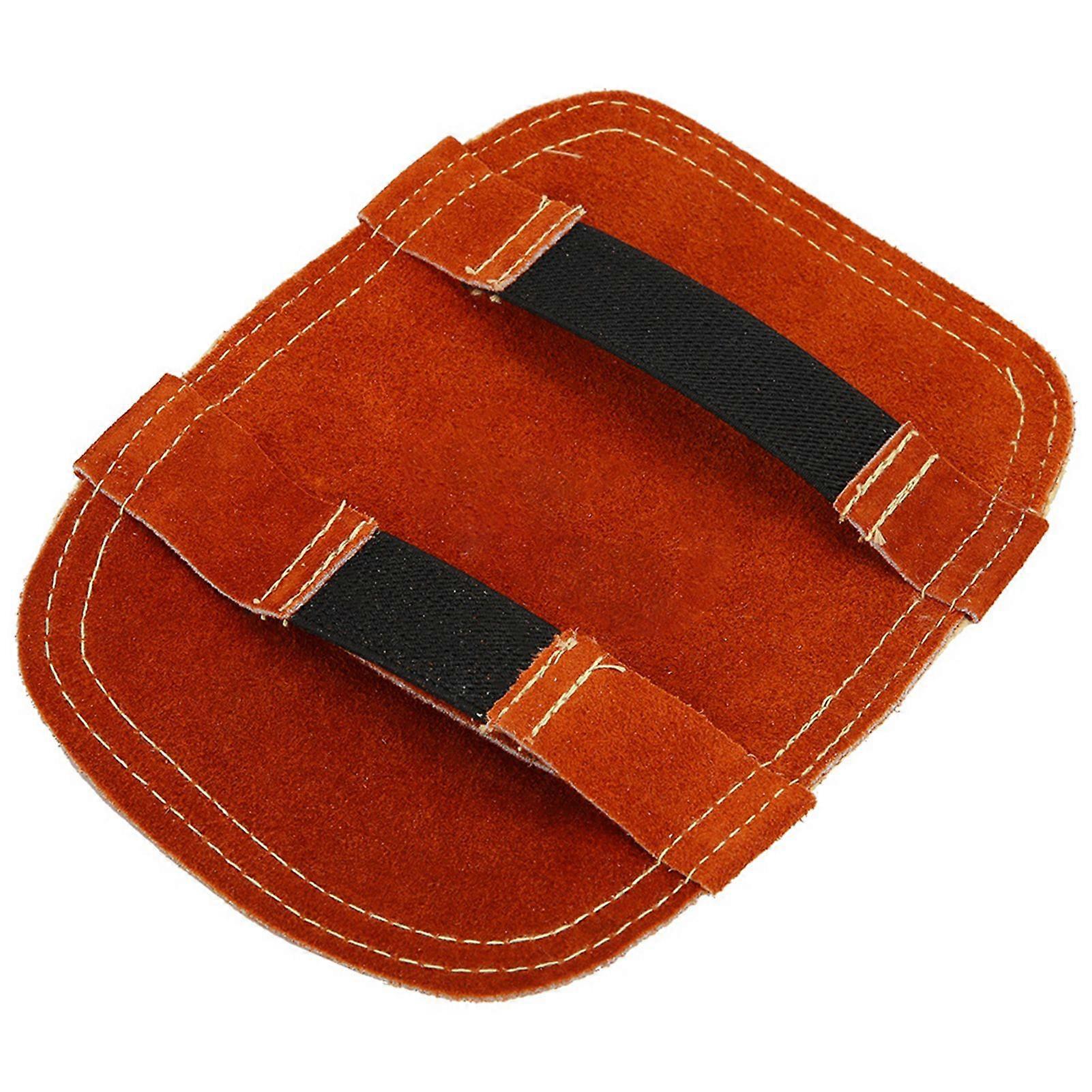 Heat Shield Split Cowhide Leather Aluminized Back Welding Hand Pad