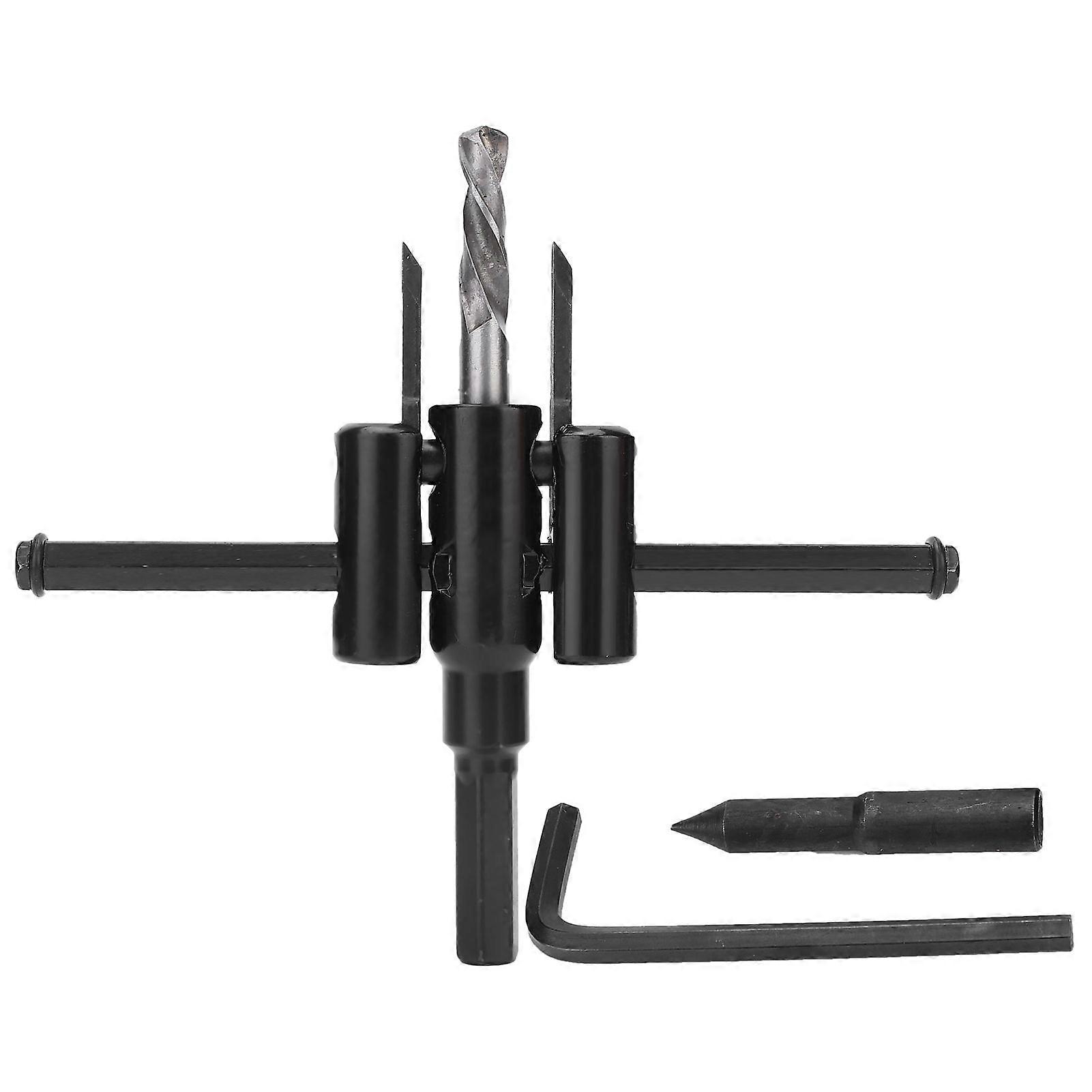 Adjustable Hole Cutter Saw Kit Alloy Steel DIY Round Cutting for Wood Plastic Board30-120mm