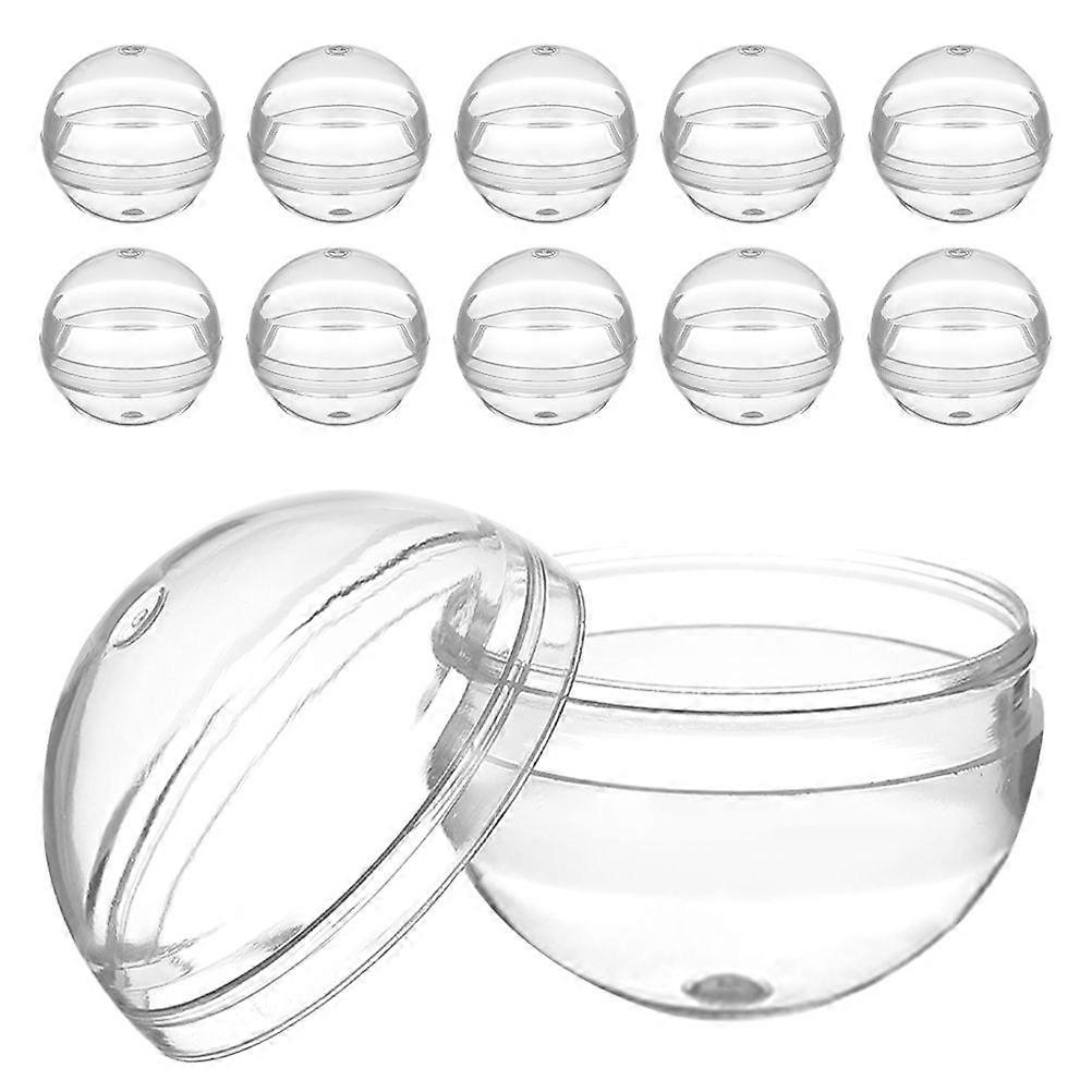 200pcs Transparent Vending Machine Capsules for Toy Storage Display and Party Favors Durable and Clear Plastic Spheres for Crafts and Beads