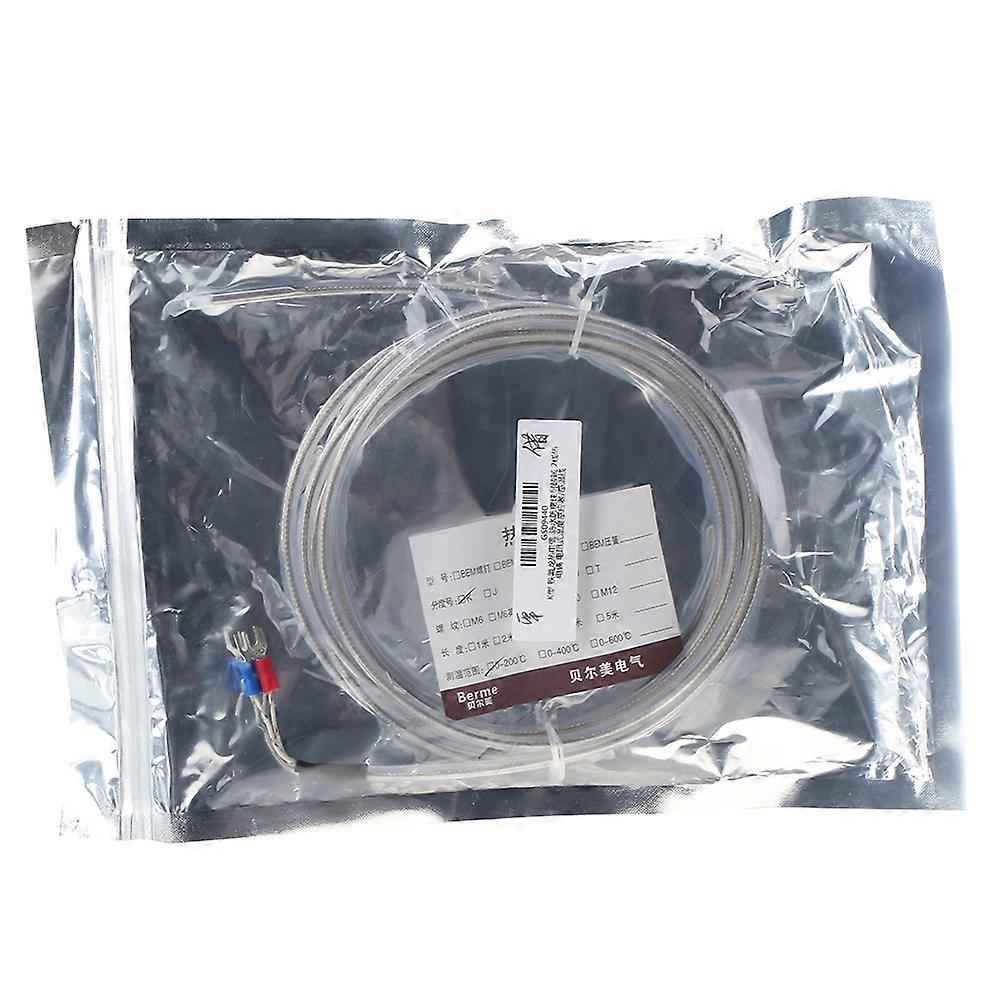 Thermocouple PTFE type K 2 fils étanche à la corrosion