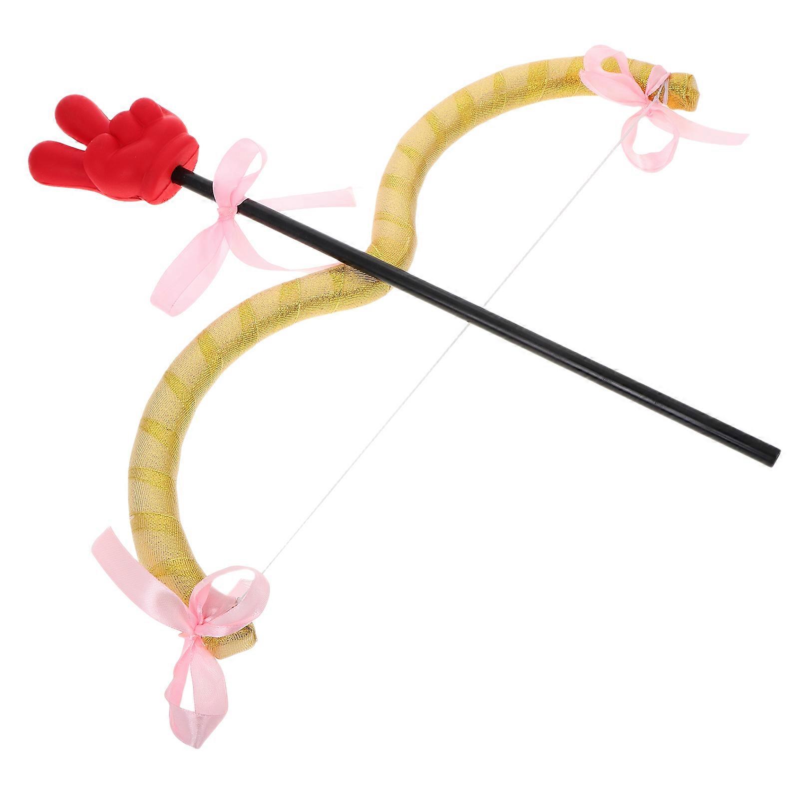 Creative Cupid Bow and Arrow Set for Costume 1Set Assorted Color
