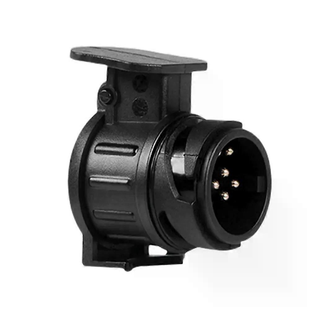 13 To 7 Pin Mini Socket Adapter Waterproof Small RV Converter Towing Connection Adapter for Towing Truck for Touring Car Trailer