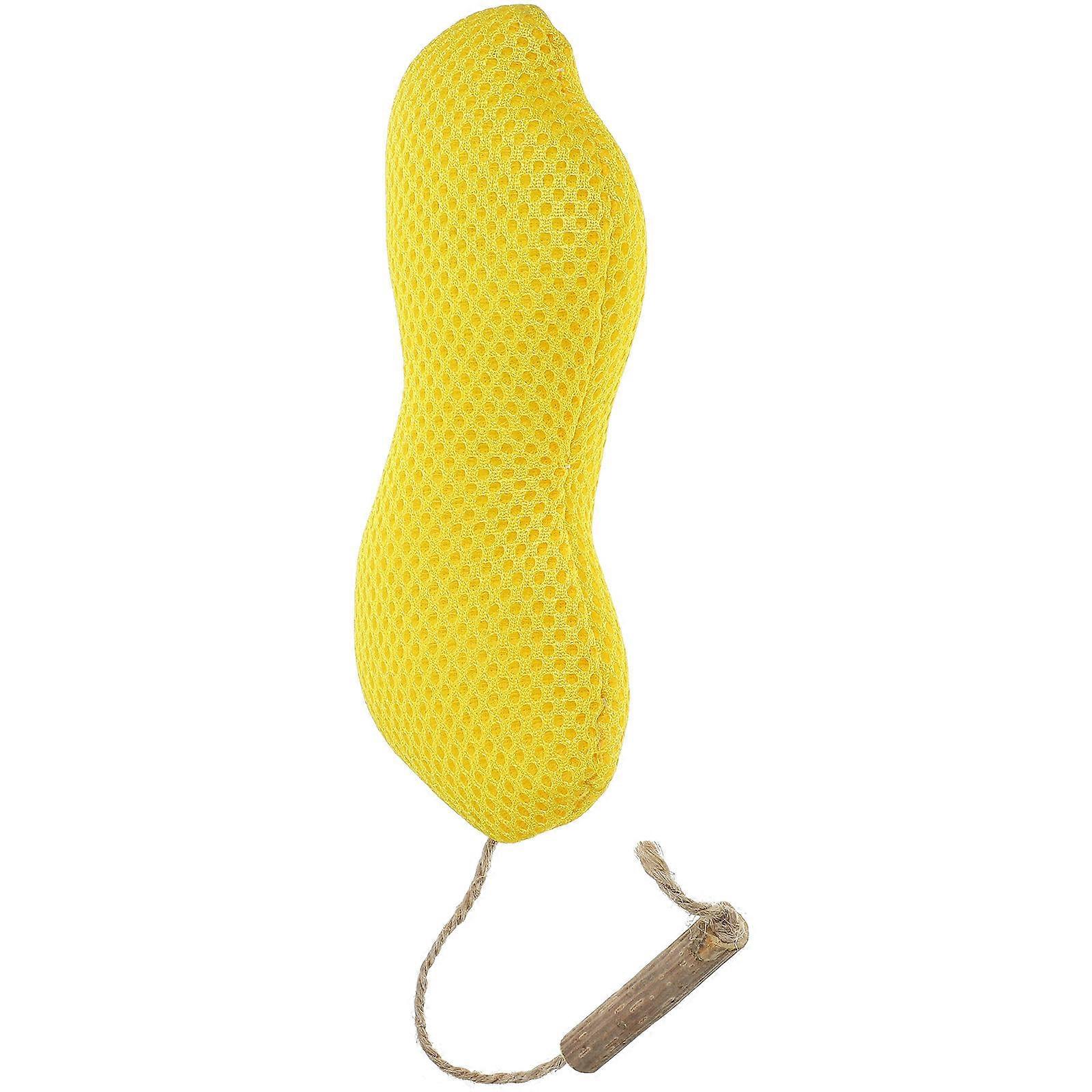 Interactive Cat Toy 2Pcs Yellow Stick Shaped Attracts Attention For Indoor Cats Chewing Playtime