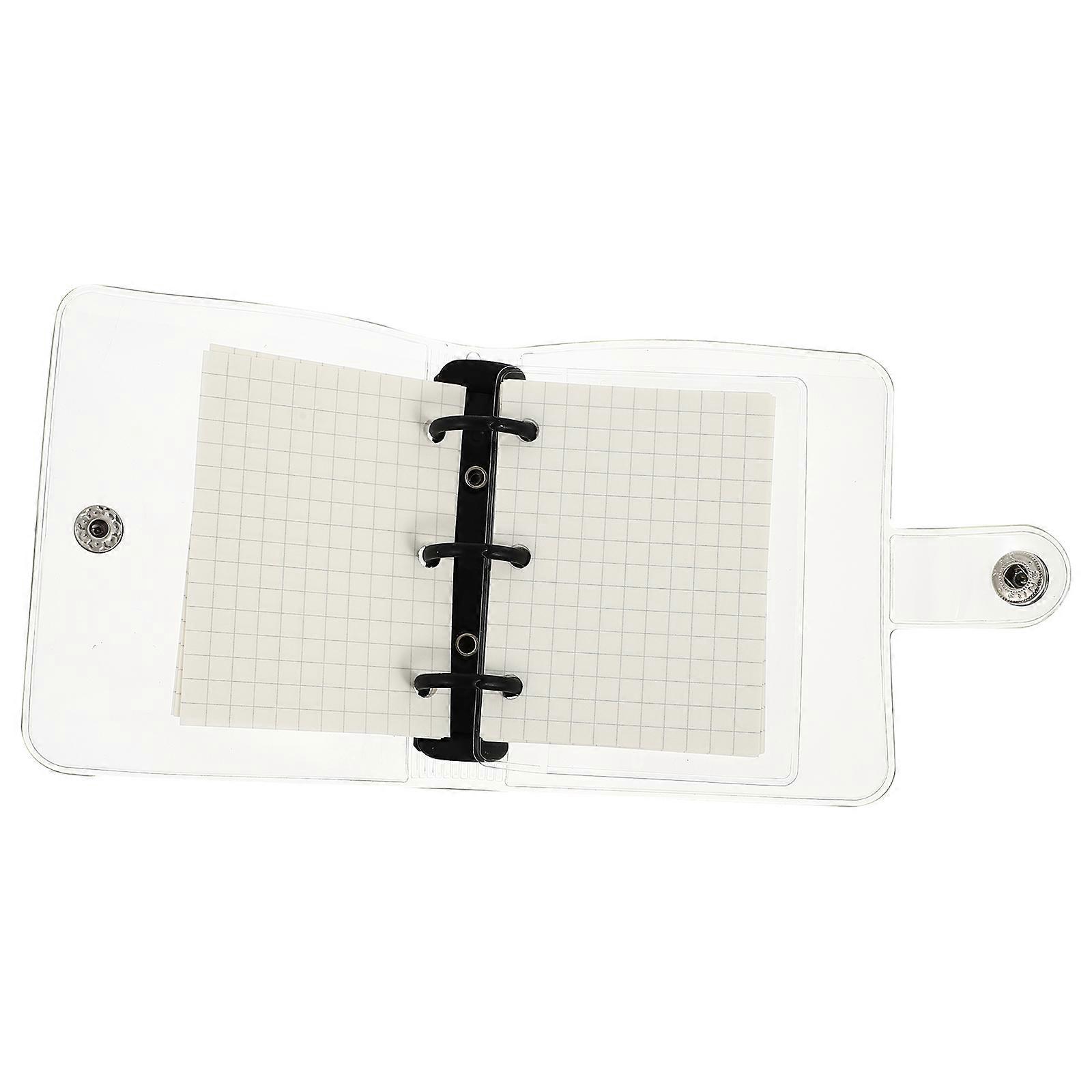 Coil Note Pad Transparent Mini Memo Pads for Home 3Sets