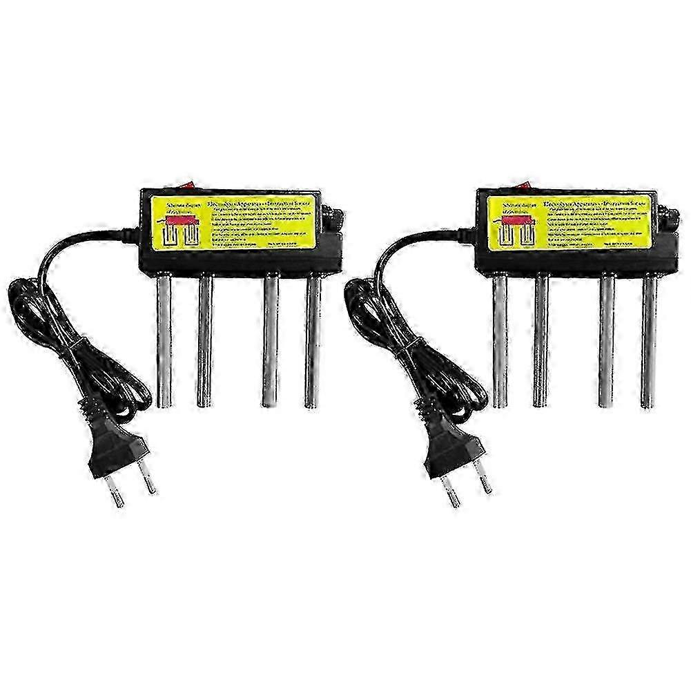 \u200b2PCS EU Plug Water Quality Tester Kit With Electrolysis Iron Bars For Pool Spa Drinking Water Testing Analysis
