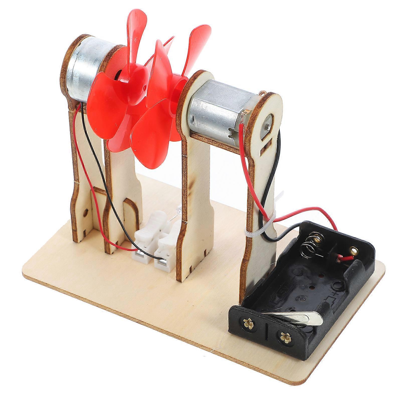 Small Wind Generator Science Experiment Plaything For Children And Students 12.50X12.00X7.50CM 2Pcs