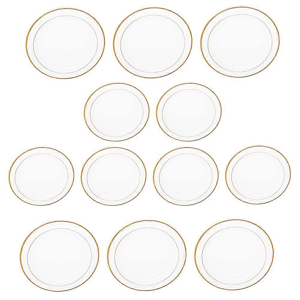 Multi-Function Dinner Plate 20Pcs Assorted Color Material No Cleanup Hassle for Kitchen