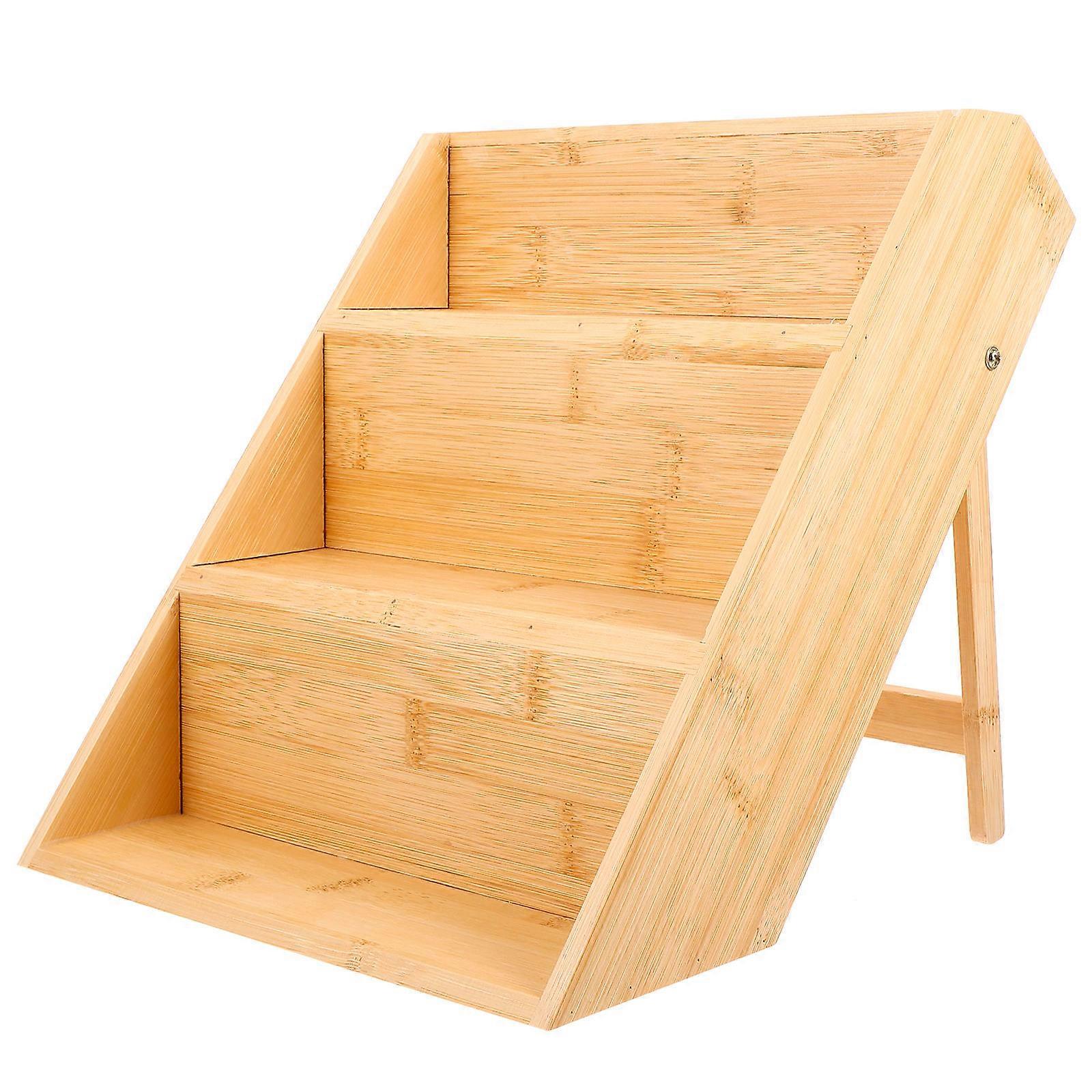 Multi-Function Kitchen Spice Organizer Rack With Natural Style For Home Kitchen Use 1Pack