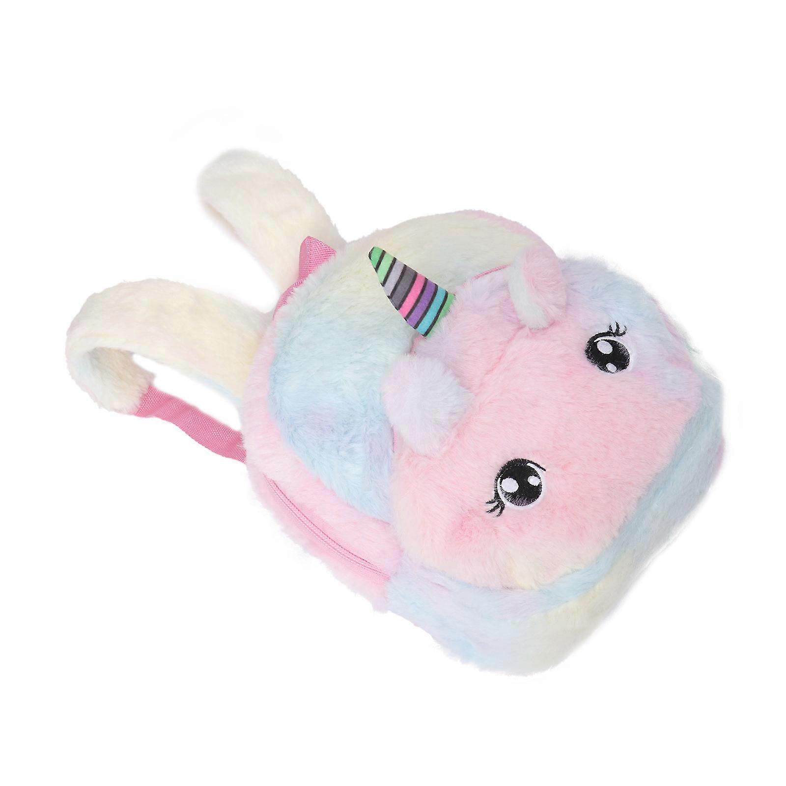 Children Backpack Plush Unicorn Kids Backpack for Traveling 2Pcs