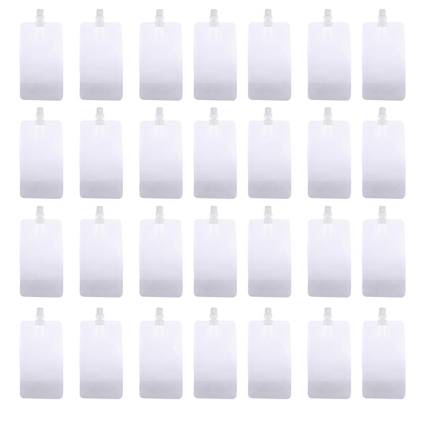 Juice Pouches Transparent Liquid Packaging Bags for 100Pcs Use