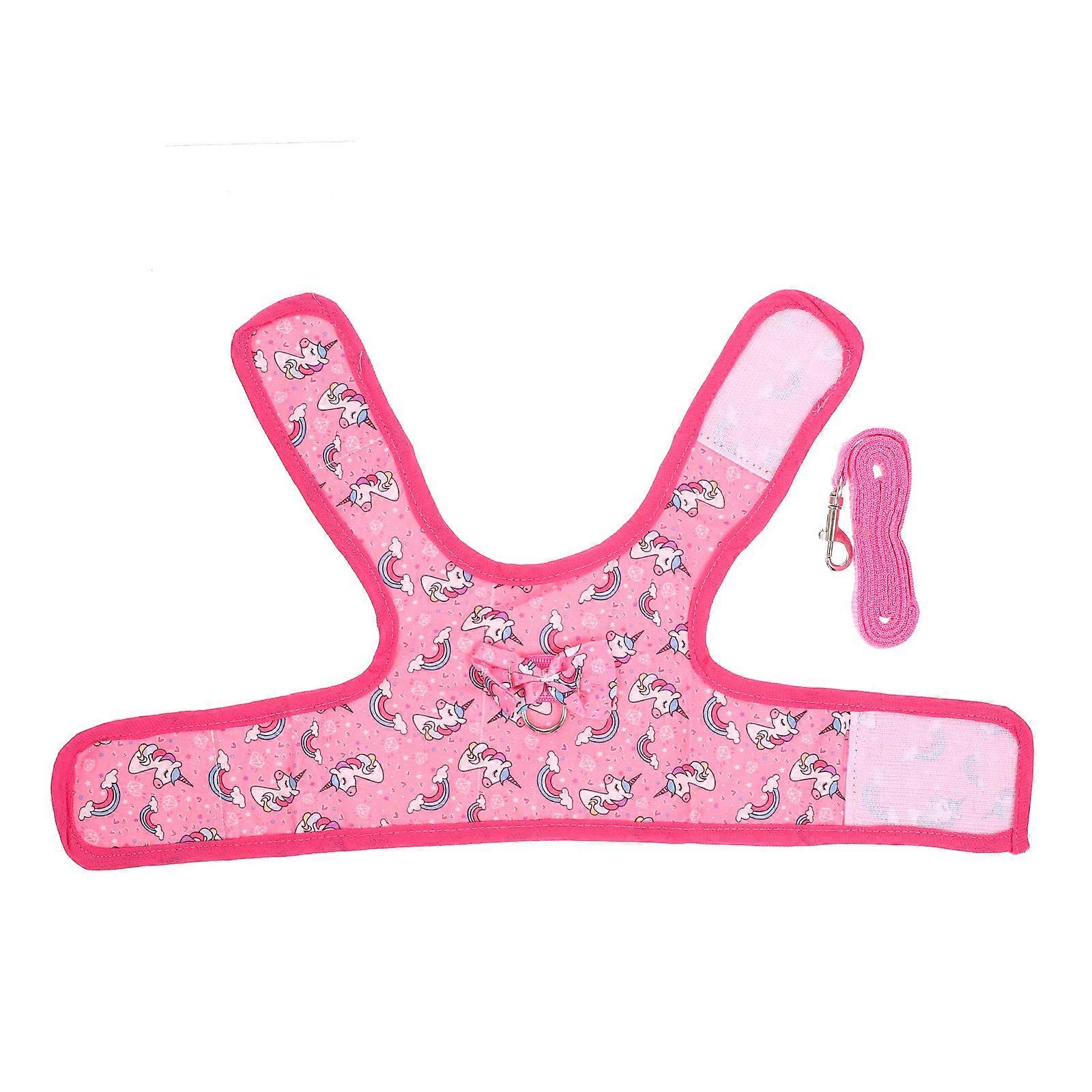 Rabbit Leash Harness Small Pets Harness for Bunny Walking 3Sets Portable Kit