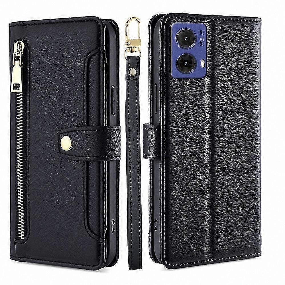 Adjustable Crossbody Leather Pouch for 5G Smartphones