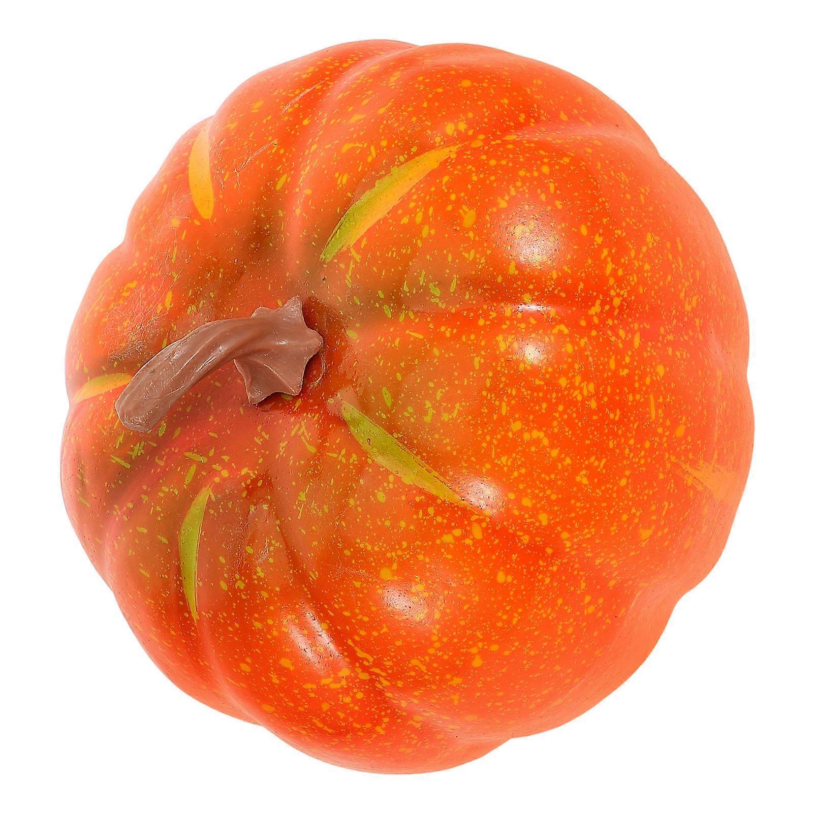 4Pcs Orange Simulation Pumpkin Foam Model for Decoration Fall Display