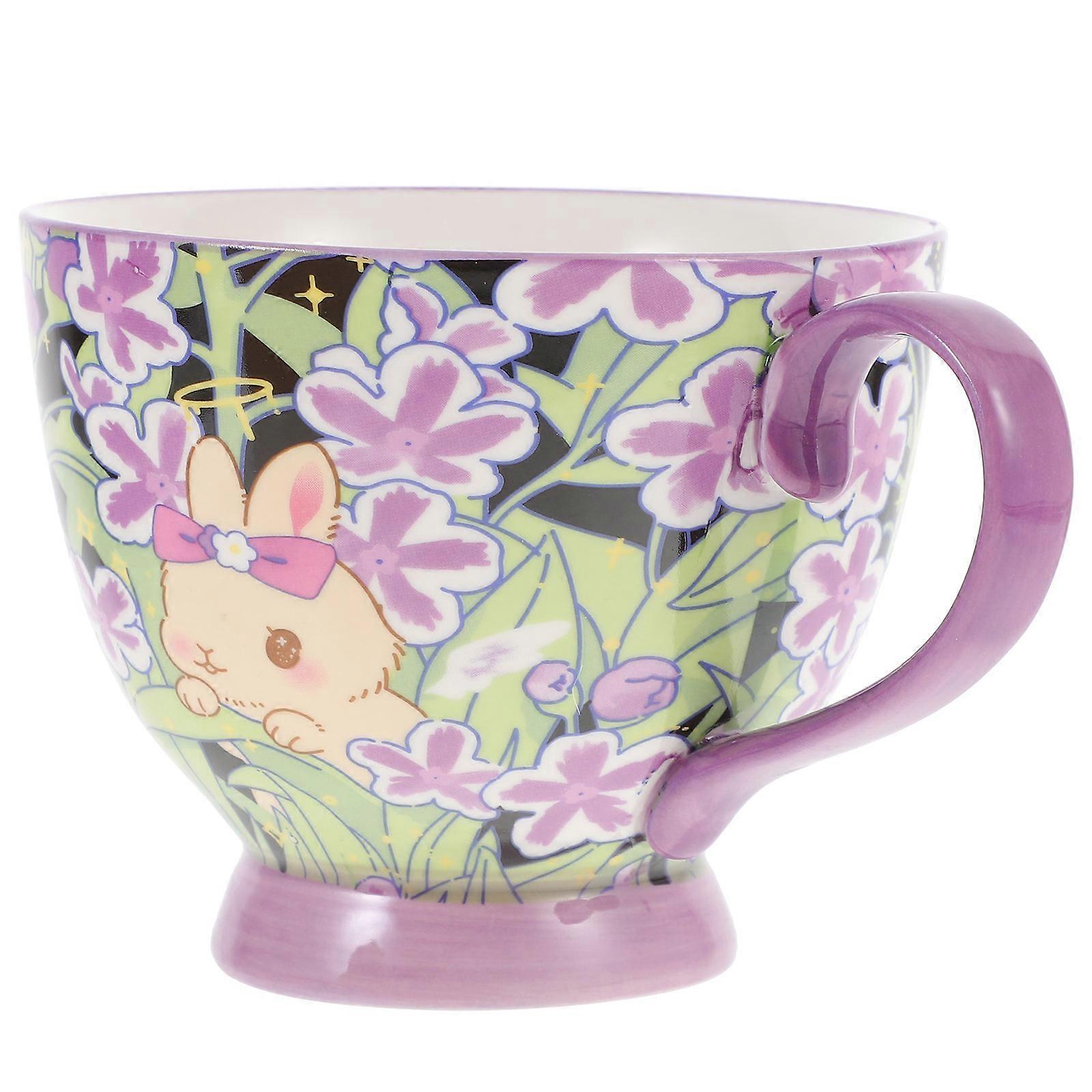 Ceramic Coffee Mug Designed for Coffee Drinking 2Pcs with Large Handle