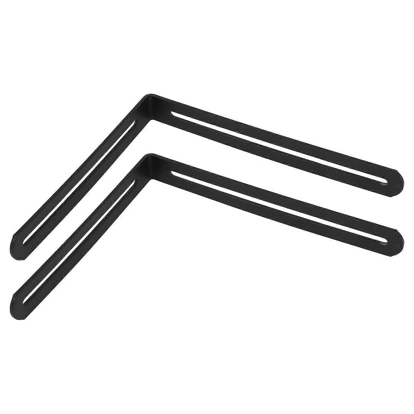 Adjustable Right Angle Bracket Stainless Steel L Bracket for Shelf 10Pcs