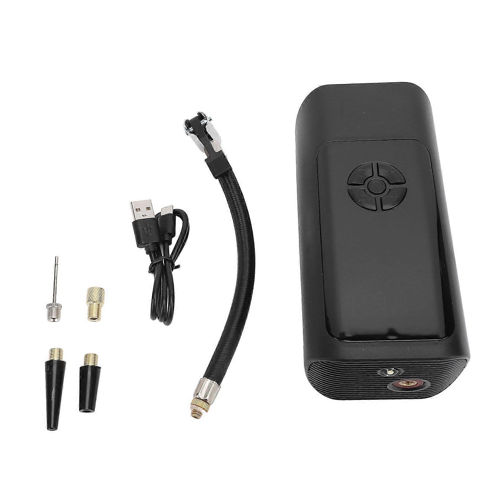 Portable Tire Inflator with 400lm Flashlight 150PSI Fast Inflation 4000mAh LCD Digital Display Air Compressor for Car Motor Bike Ball