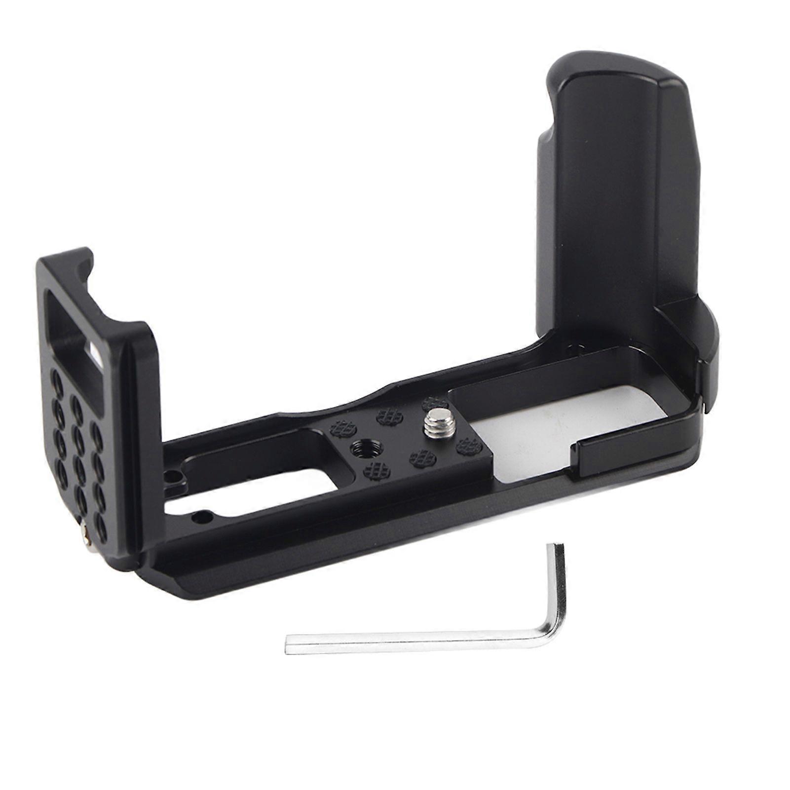 1Pc Quick Release L Plate Bracket Hand Grip for Fujifilm X A3 X A5 Mirrorless Camera(Black)