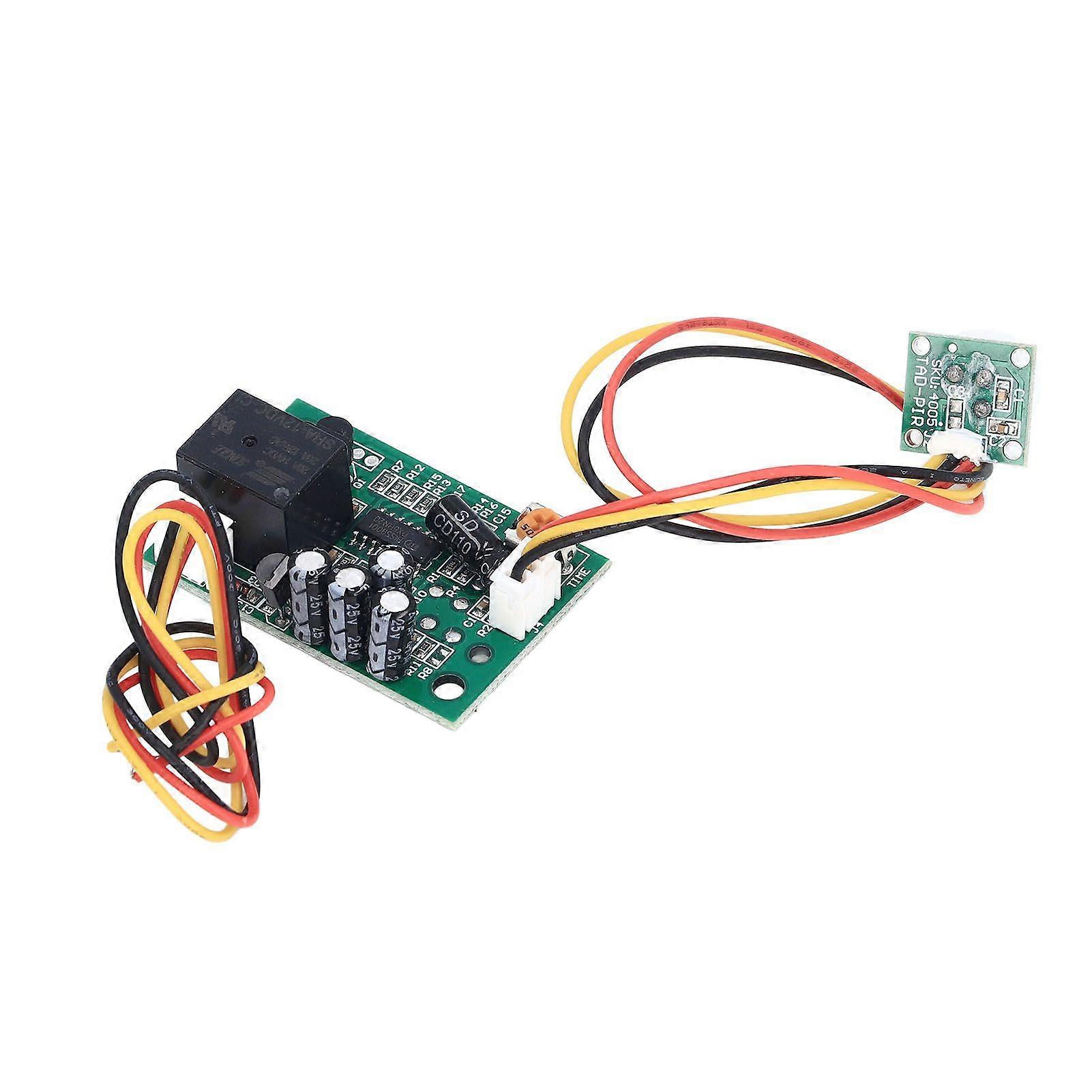 DC 12V PIR Human Motion Sensor Module Relay Output Split Type Pyroelectric Infrared Sensing Switch Module TAD758