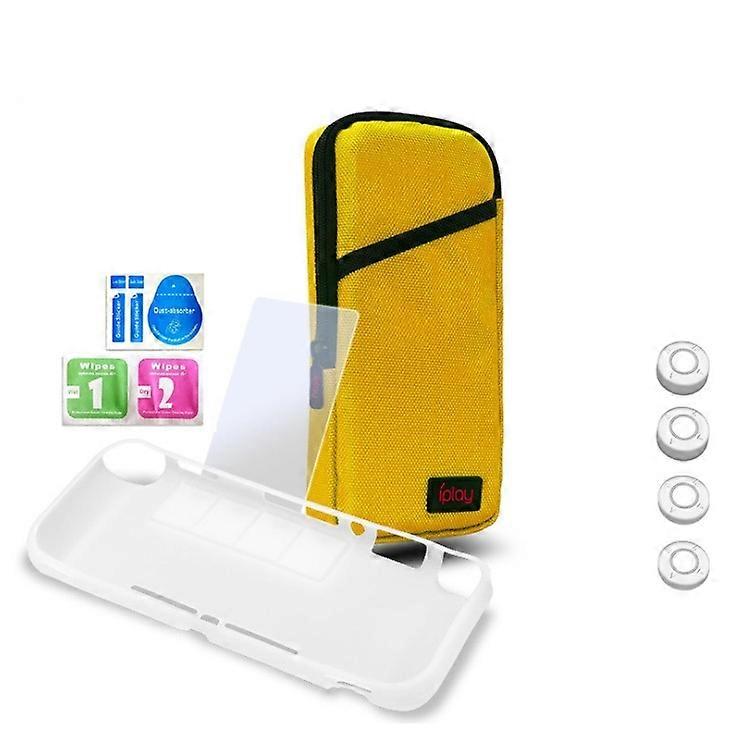 iplay Host Storage Bag Tempered Film + Rocker Cap + Protective Shell 7 in 1 Protection Bag Soft )