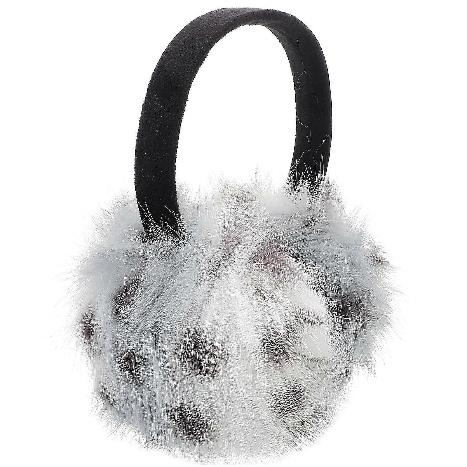 Ear Muff Winter Earmuff for Women Foldable Soft Ear Covers 2Pcs