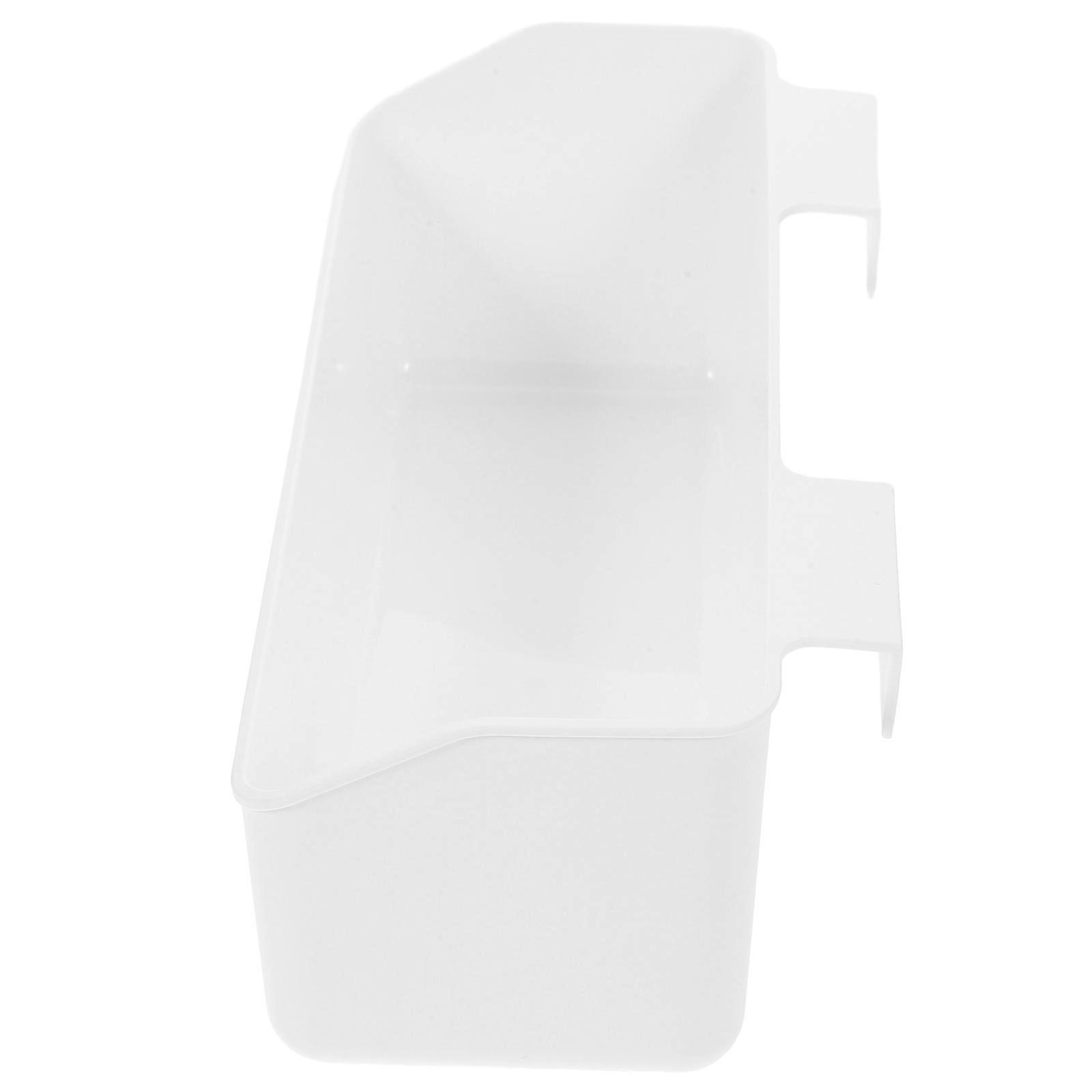 Kitchen Cabinet Door Organizer Hanging Basket for Storage 2Pcs White