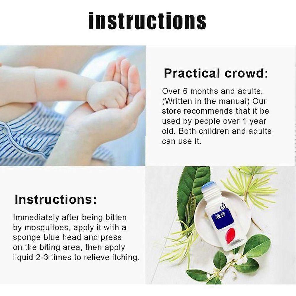 NEW Roll On Anti Itch Liquid Mosquito Repellent Easy Relief Applicator for Skin Protection
