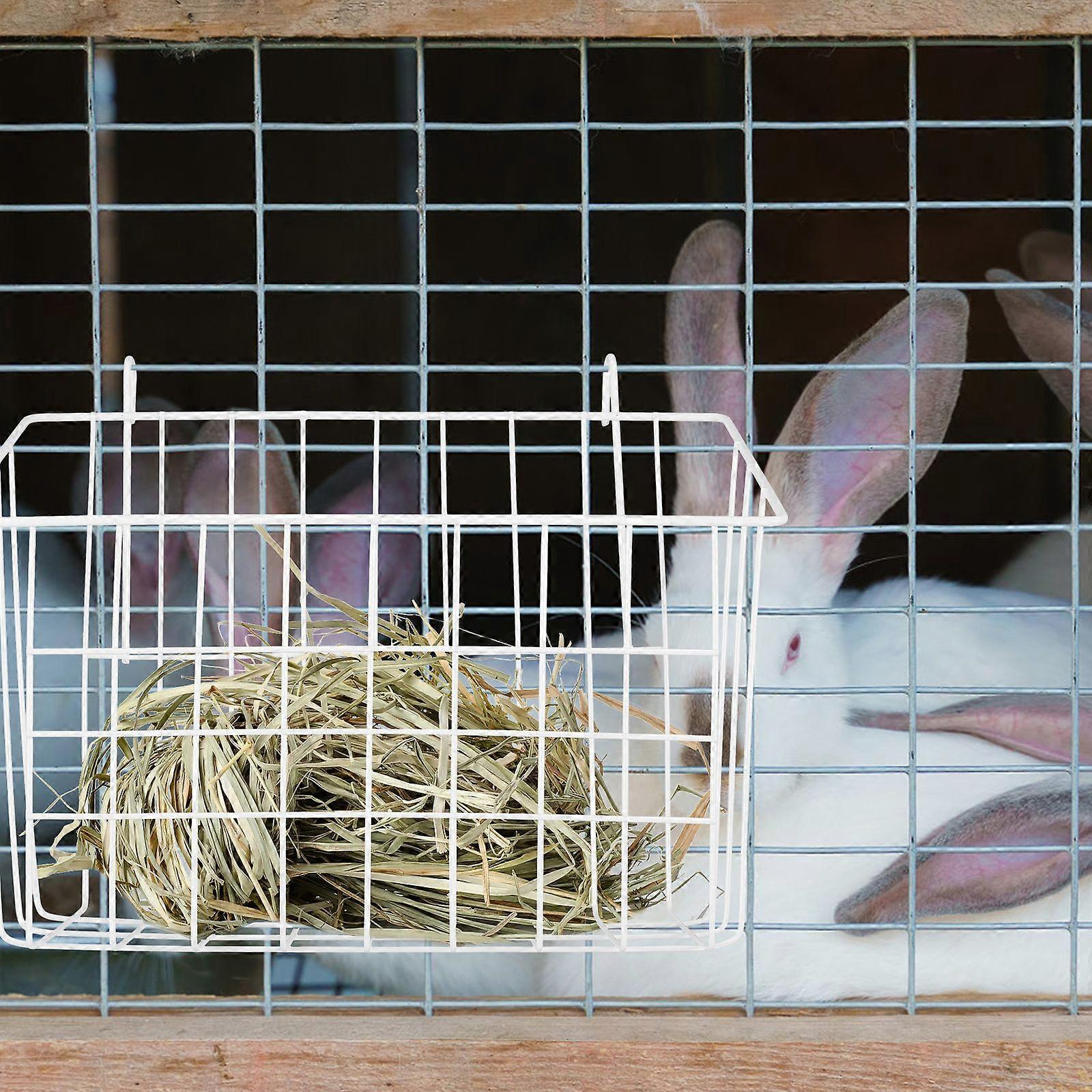 Kaninchen Heu Futter Hohler Gusseisenkorb Meerschweinchen Futterbehälter Haustierkäfig Heukorb