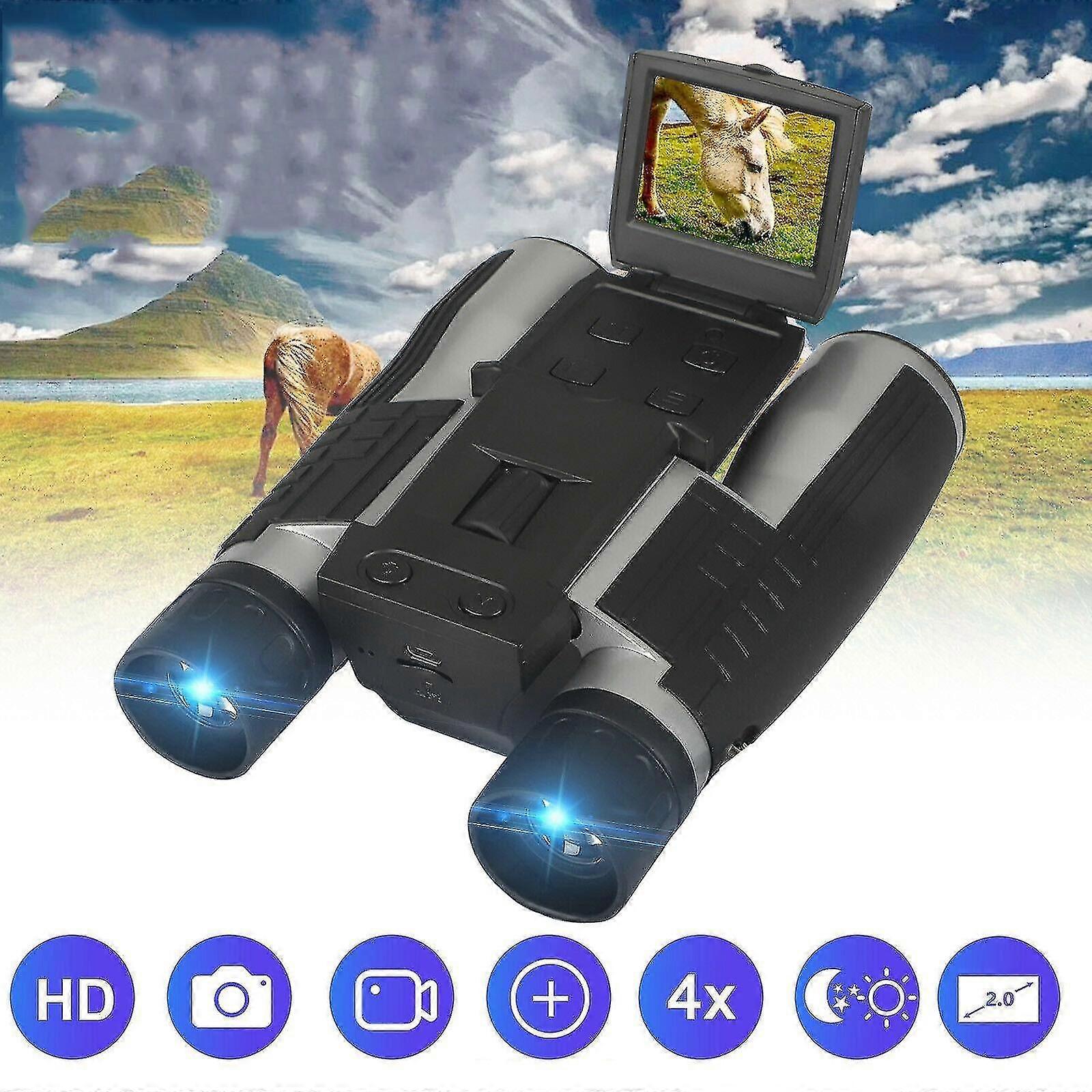 Binocular Video Camera Record Telescope