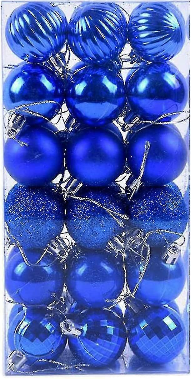 36stk Julekuglepynt, Brudsikkert julepynt Trækugler Vedhæng