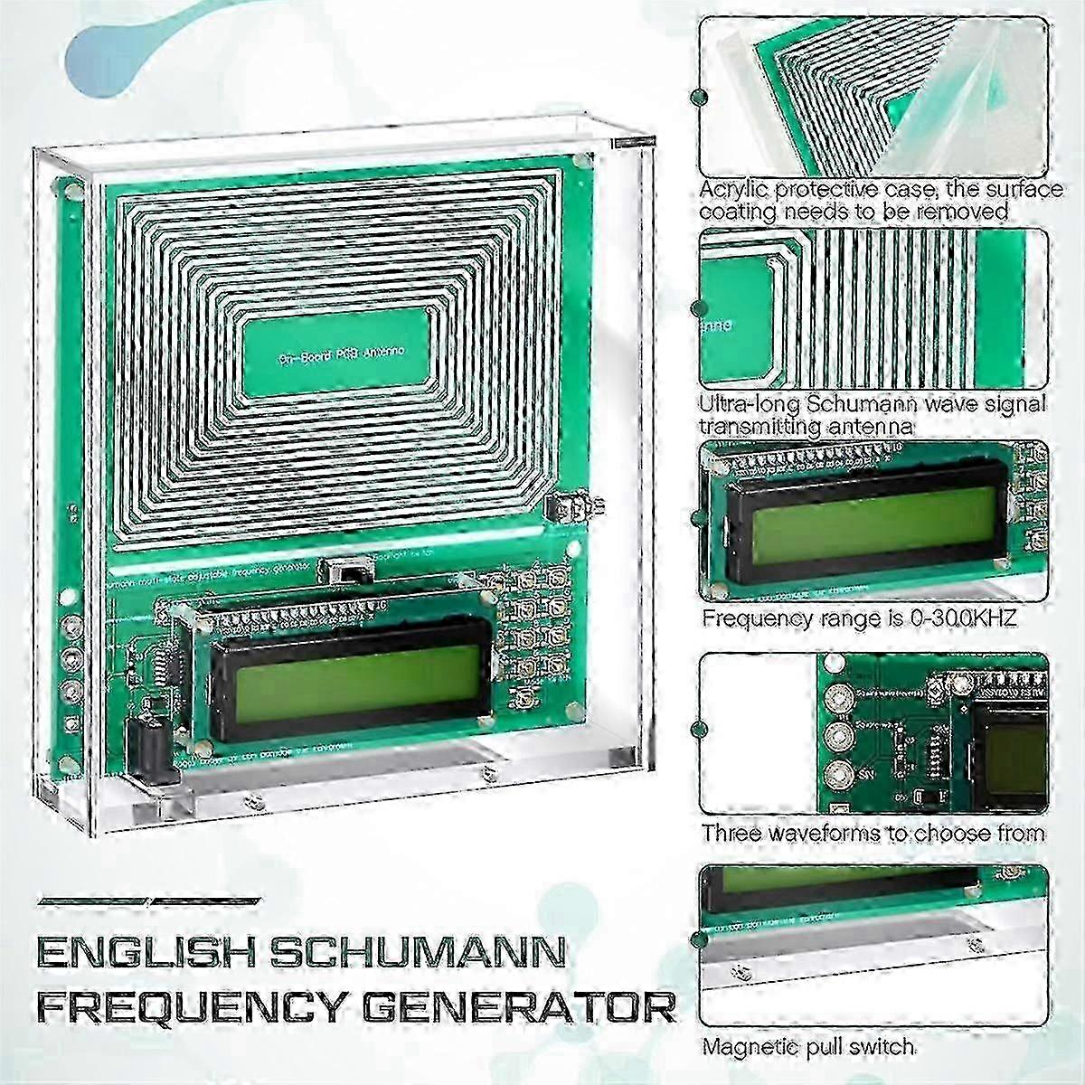 New Ultra Low Frequency Sine Wave Resonance Generator with 0.01 - 30000Hz Adjustable Sound Frequency