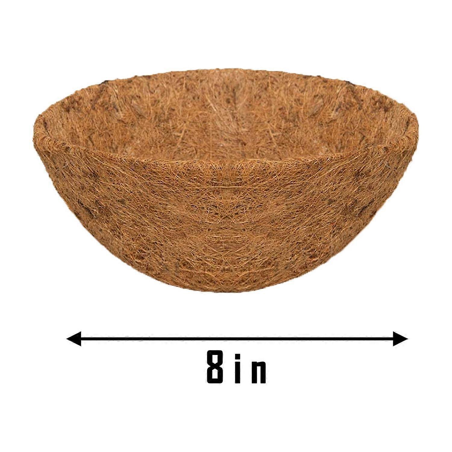 Ganenn Hanging Basket Coconuts Fiber Planter Inserts Replacement Liner For Flower Pot