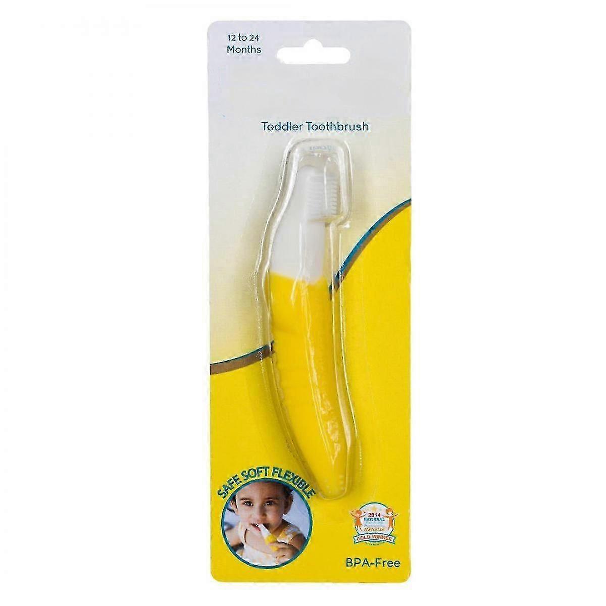 XYC Banana Bendable Training Toothbrush, Toddler