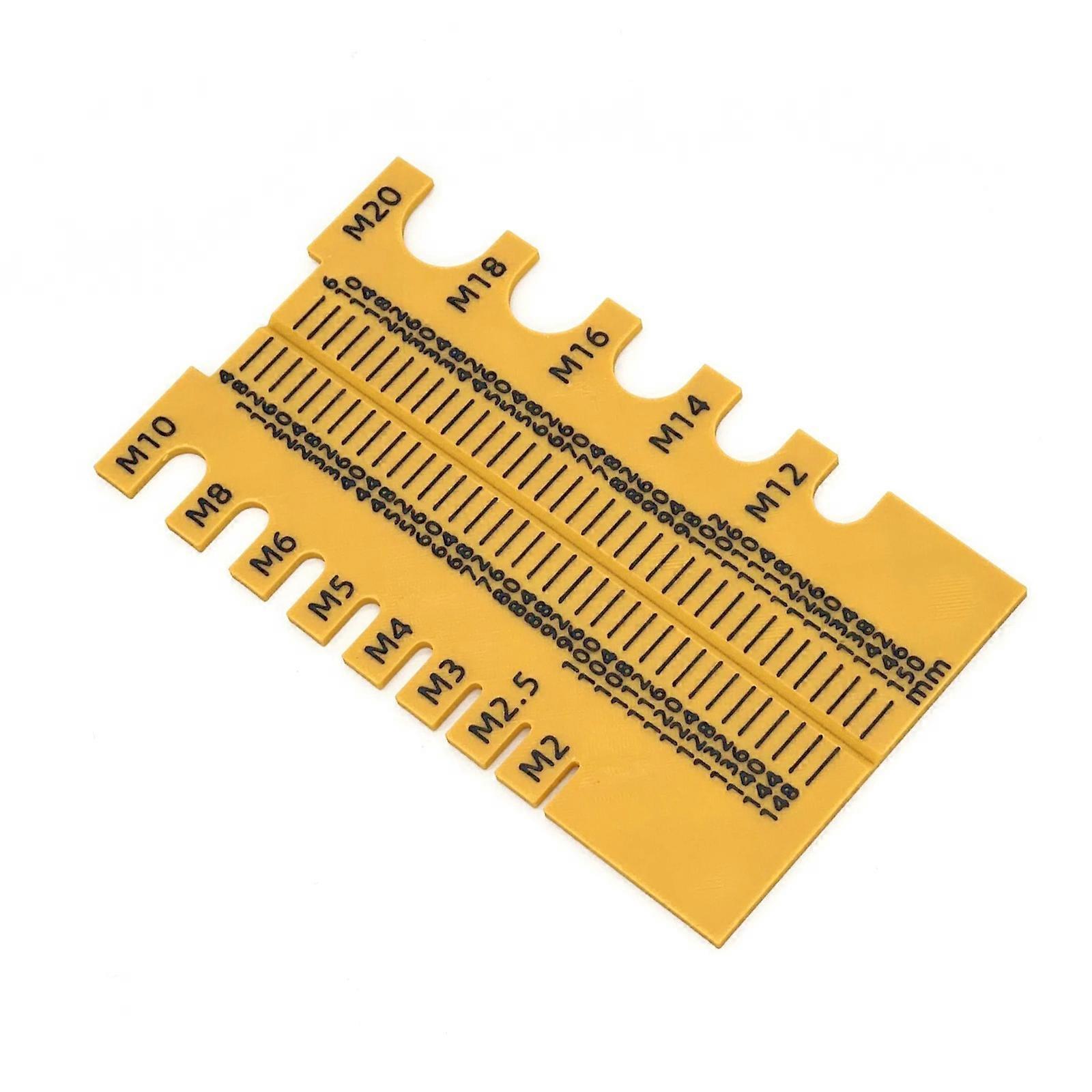 Multipurpose Ergonomic Design High Precise Screw Gauge Tool Measuring Up To 150mm Length Suitable For Professional Use  Yellow