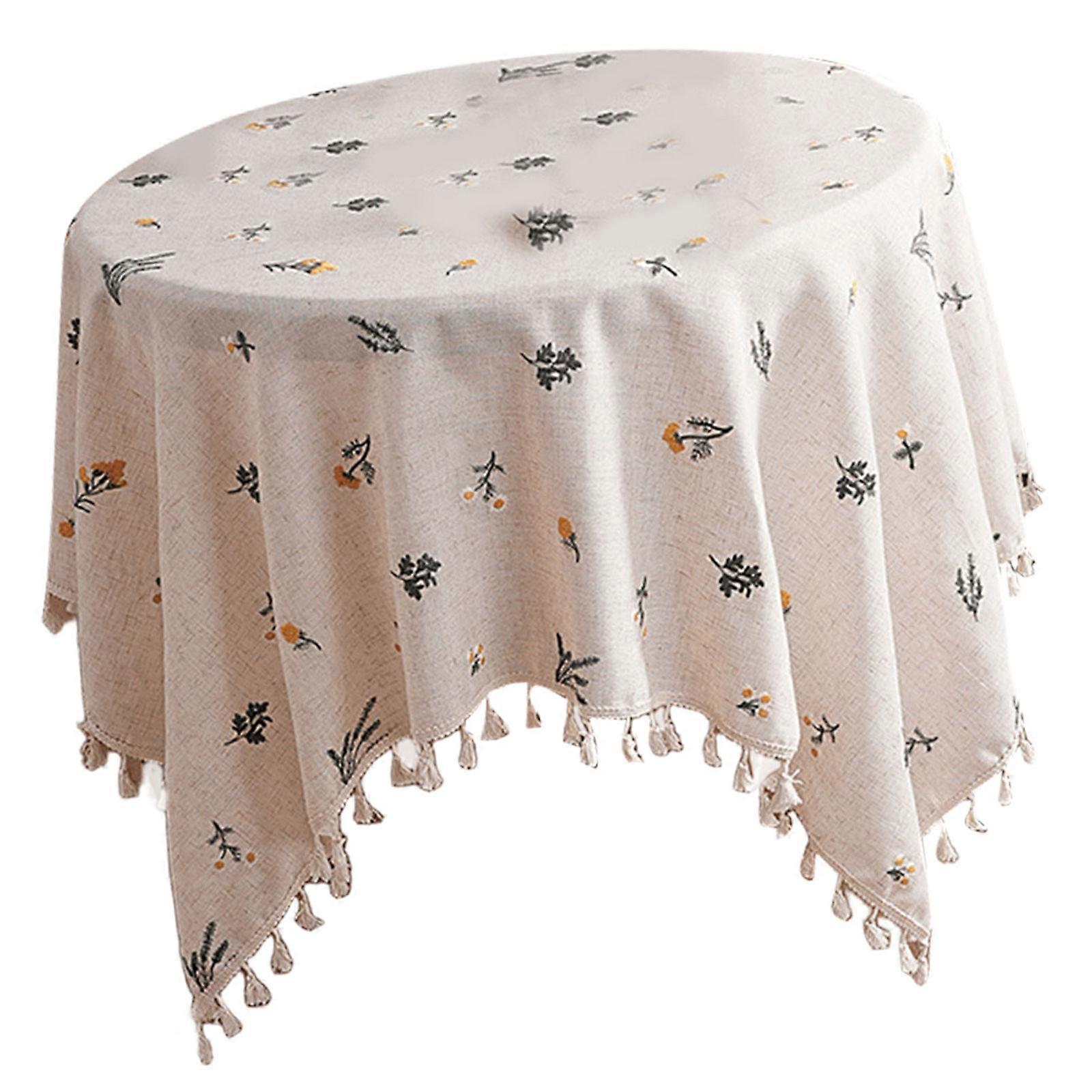 Decorative Dining Table Linen Washable Quick Drying Materials Ideal for Daily Use and Occasion  Wheat Ear Embroidery