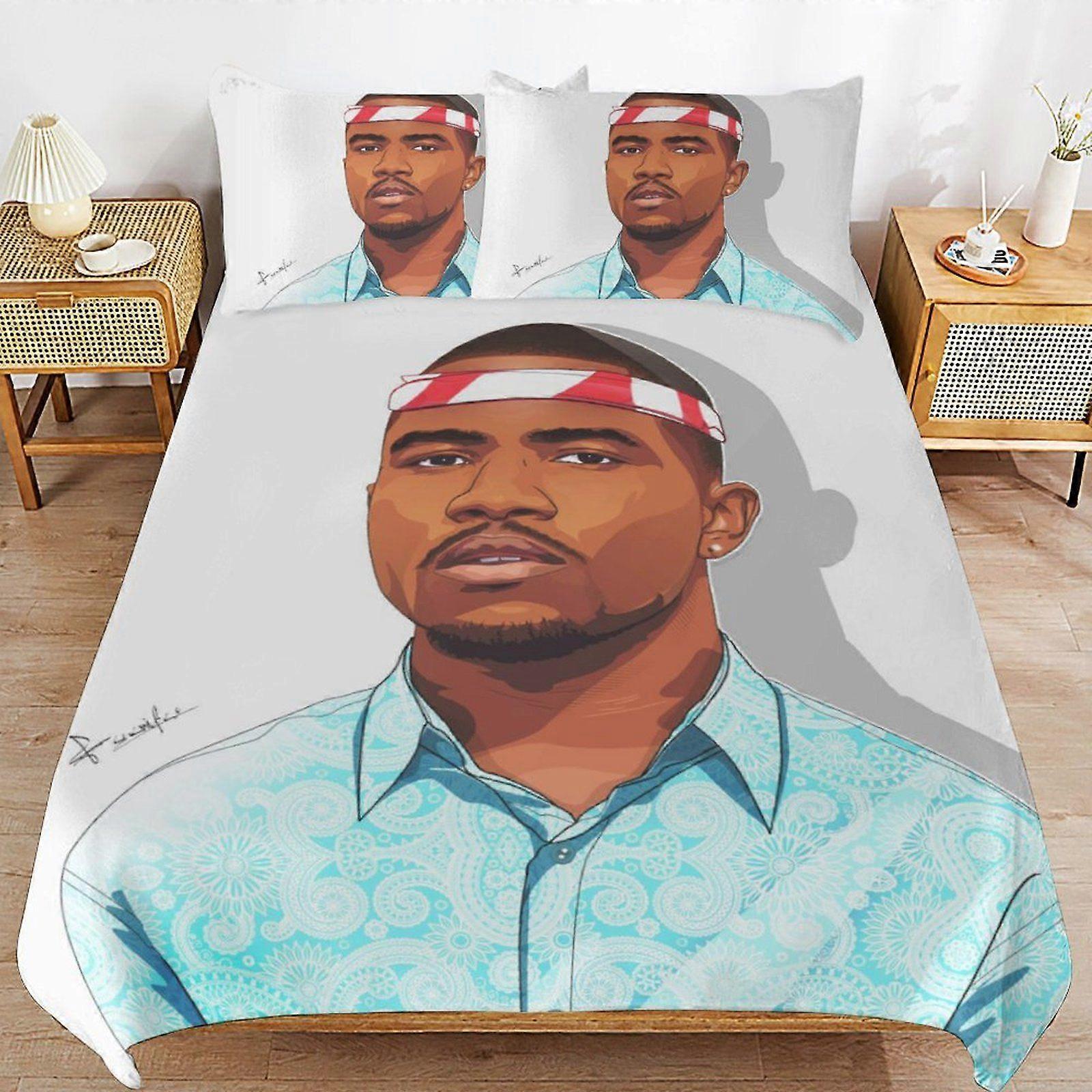 u88 Frank Ocean Modern Handling Practical Sleep Set Durable Threaded Design Zipper Duvet Cover Sets Essential n88