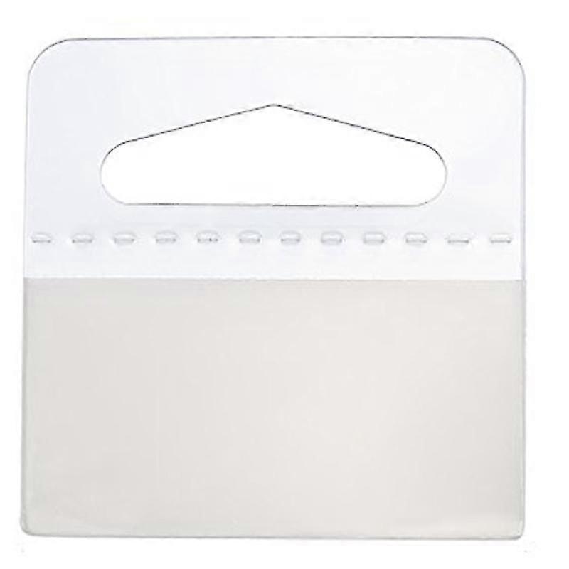 Adhesive Hang Tag 1-1/2 X 1-1/2 Inch Slot Display Hang Tag Clear Hang Tag Folding Labels For Store